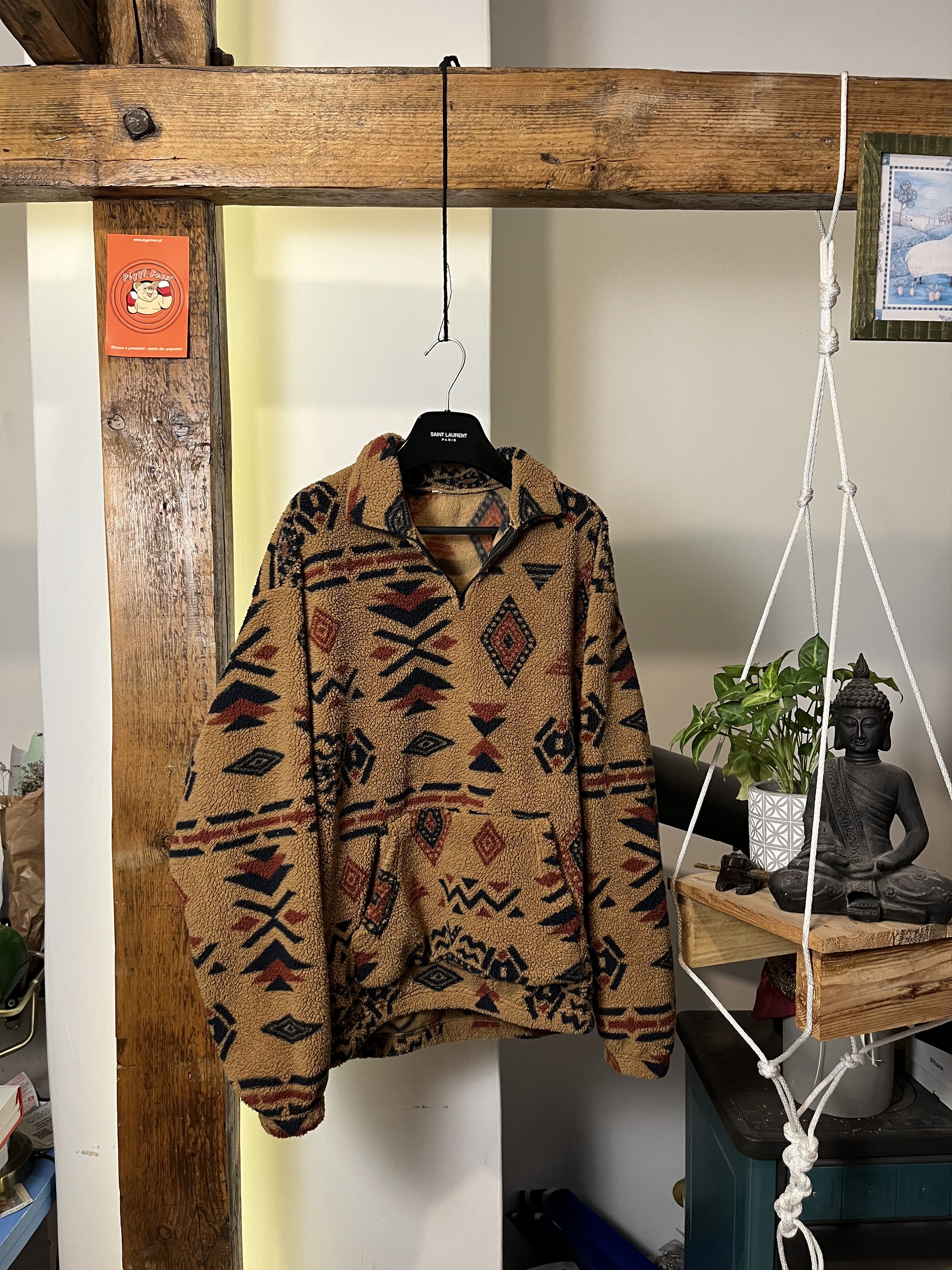 90s Aztec Colorful Synchilla Fleece Jacket