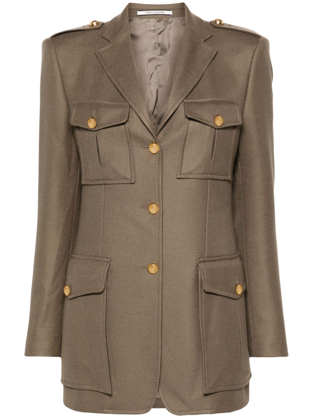 Tagliatore GIAMILA WOOL SINGLE-BREASTED JACKET Size S / US 4 / IT 40 - 1 Thumbnail