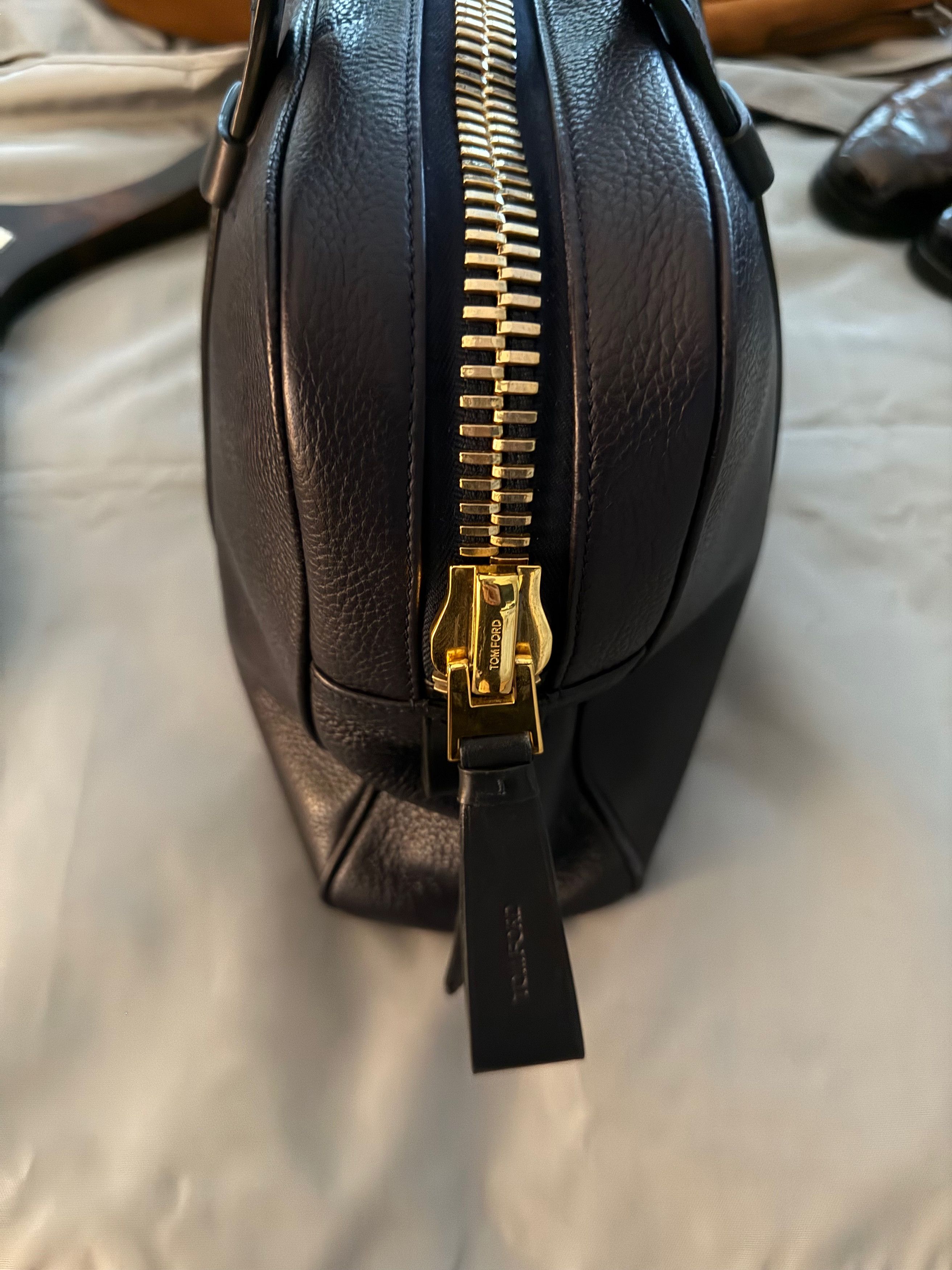 Coveted $4,350 w/tax Signature Buckley Leather Briefcase