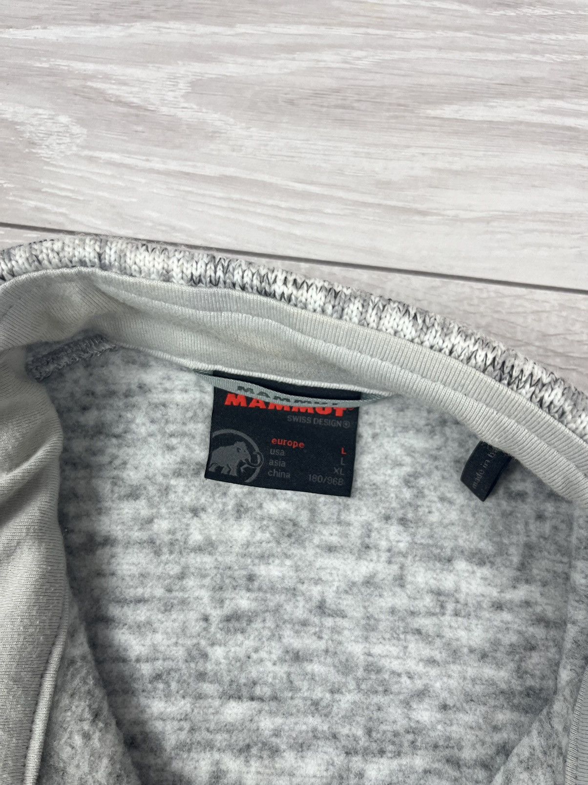 Mammut Mammut Full Zip Grey Gorpcore Heavy Fleece Jacket Size US L / EU 52-54 / 3 - 12 Thumbnail
