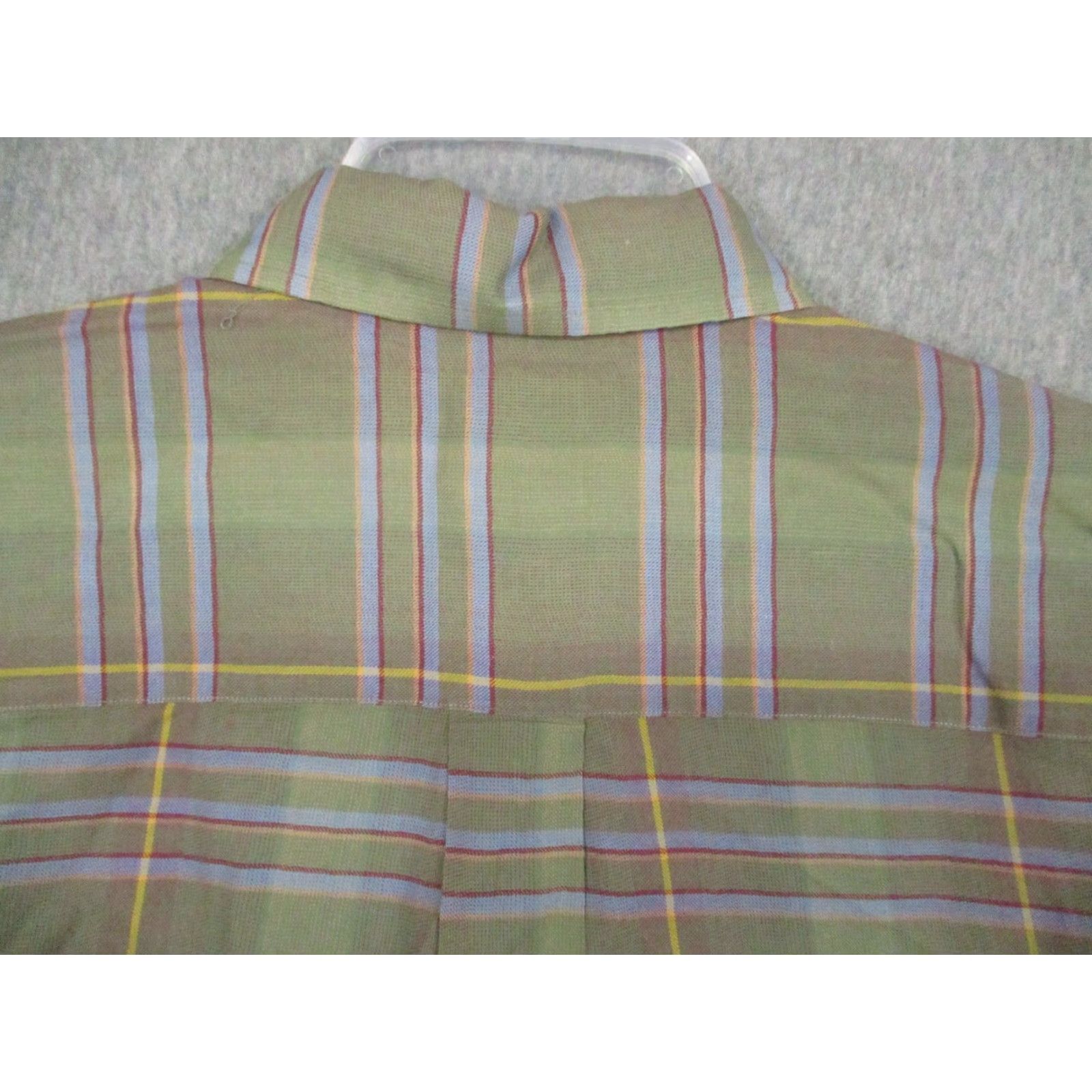Brooks Brothers Brooks Brothers Shirt Mens Large Green Plaid Button Down Made USA Pocket Classic Size US L / EU 52-54 / 3 - 7 Thumbnail