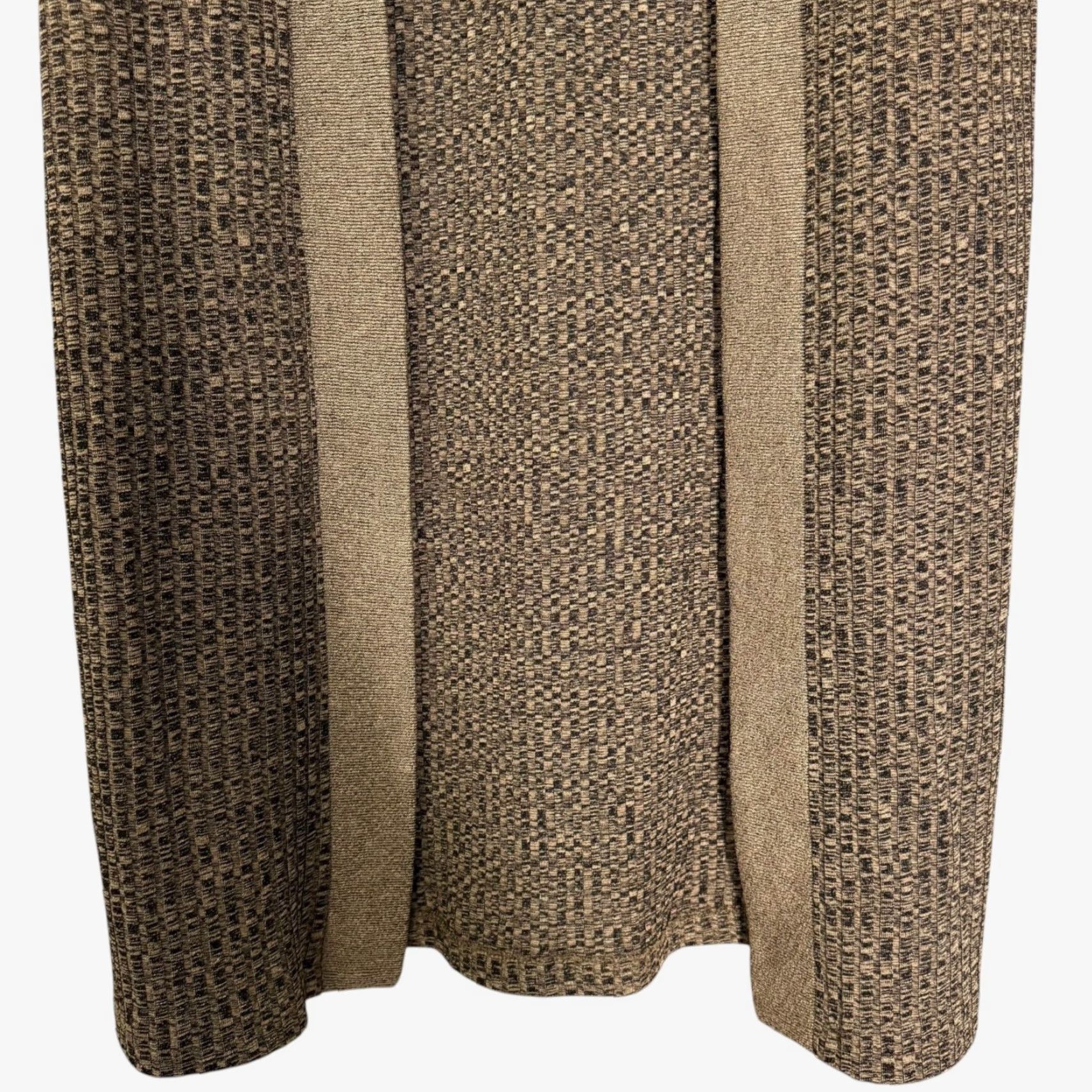 Vintage VINTAGE ELL JAY Cardigan Set – Open-Front Duster & Tank Top – Women's 10 – Brown Knit Knitwear Boho City Classic Preppy 2-Piece Set Size L / US 10 / IT 46 - 6 Thumbnail