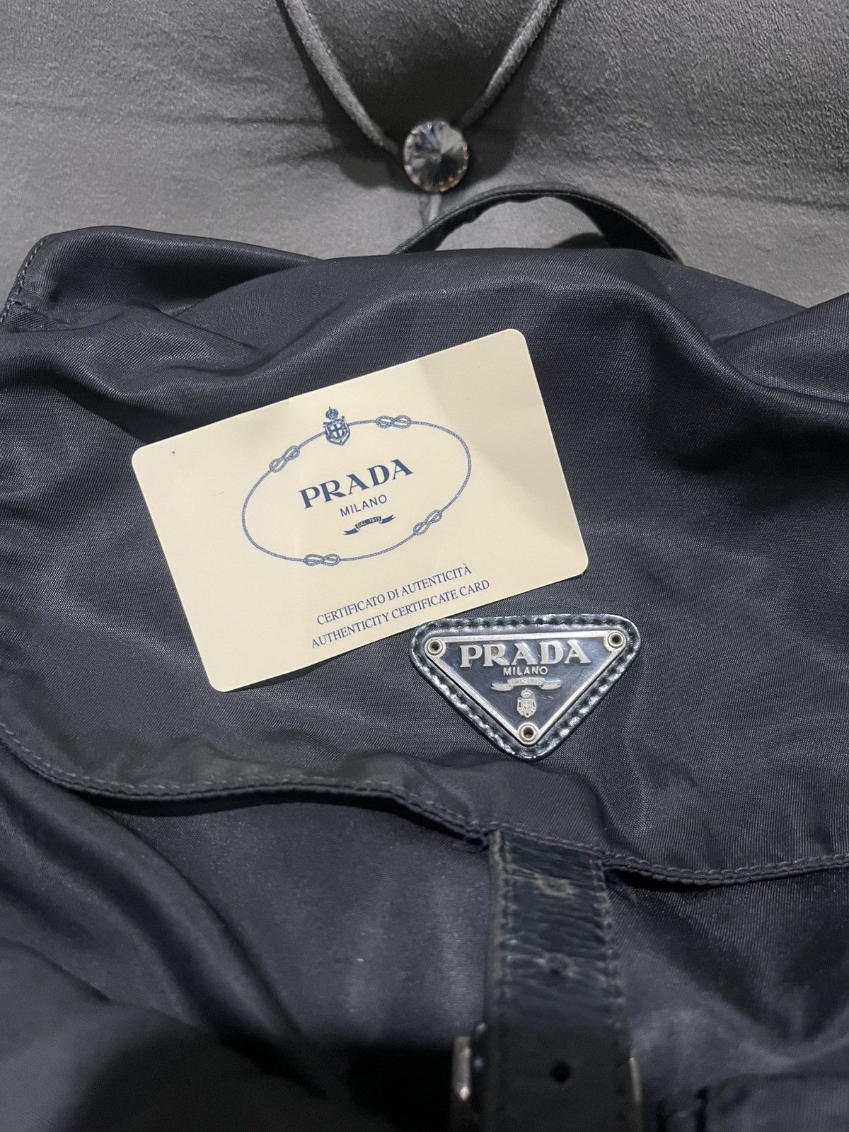 Prada Authentic Vintage PRADA Nylon Tessuto Backpack Size ONE SIZE - 12 Thumbnail