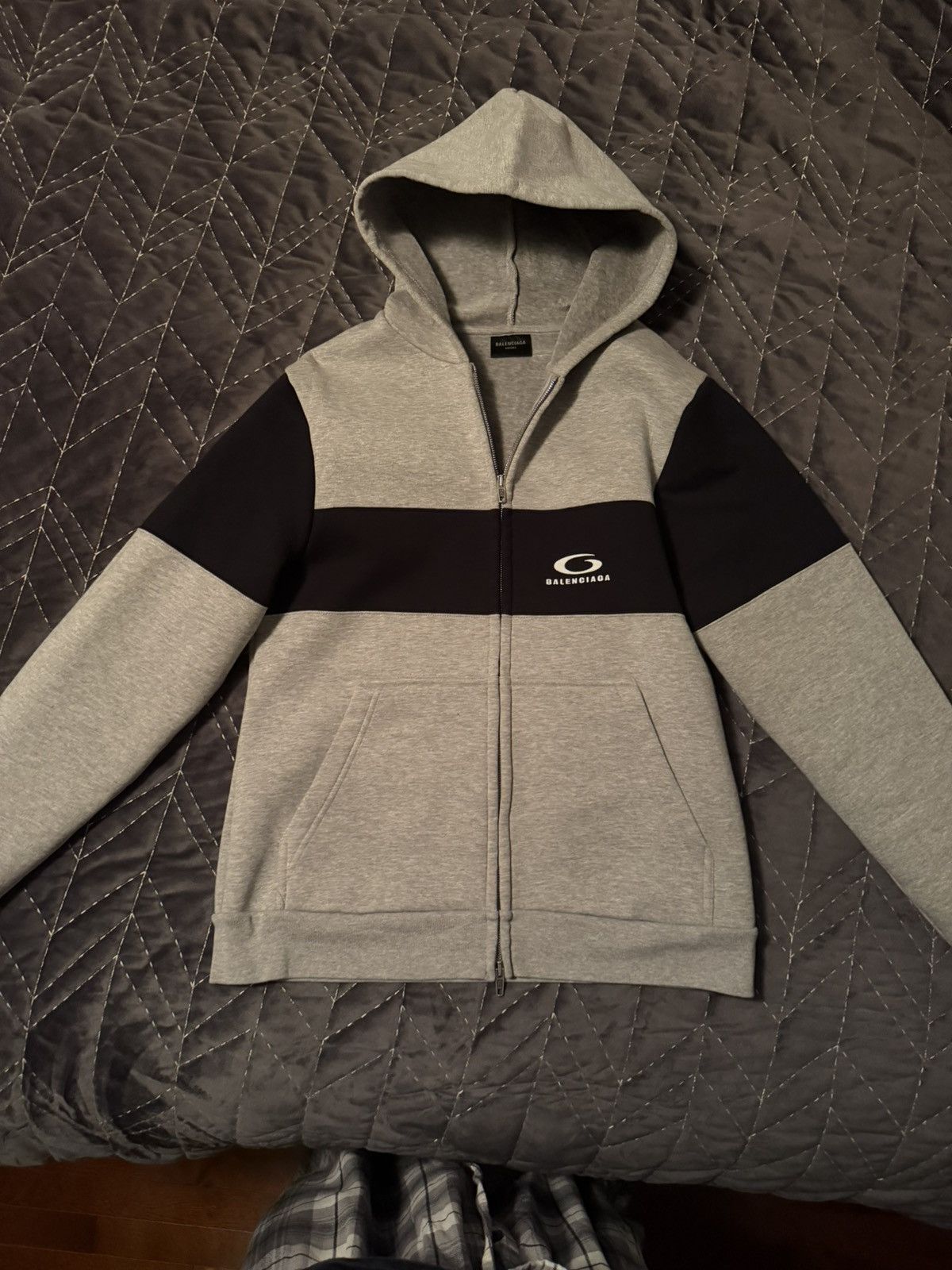 Balenciaga Balenciaga Loop Sports Icon Zip-Up Hoodie Size US L / EU 52-54 / 3 - 2 Thumbnail
