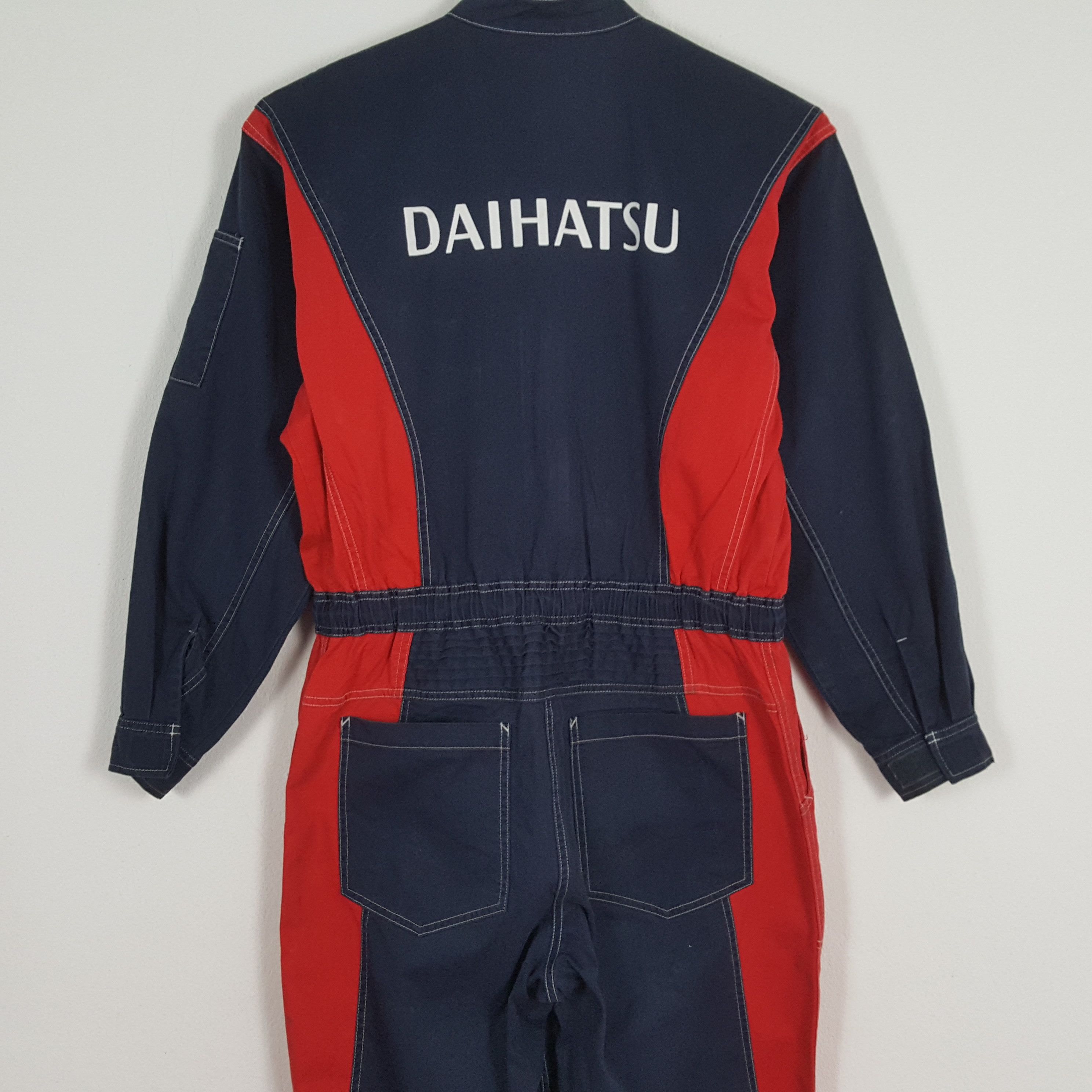 Vintage DAIHATSU Motorsports Racing Workwear Coverall Jacket Size US L / EU 52-54 / 3 - 2 Thumbnail