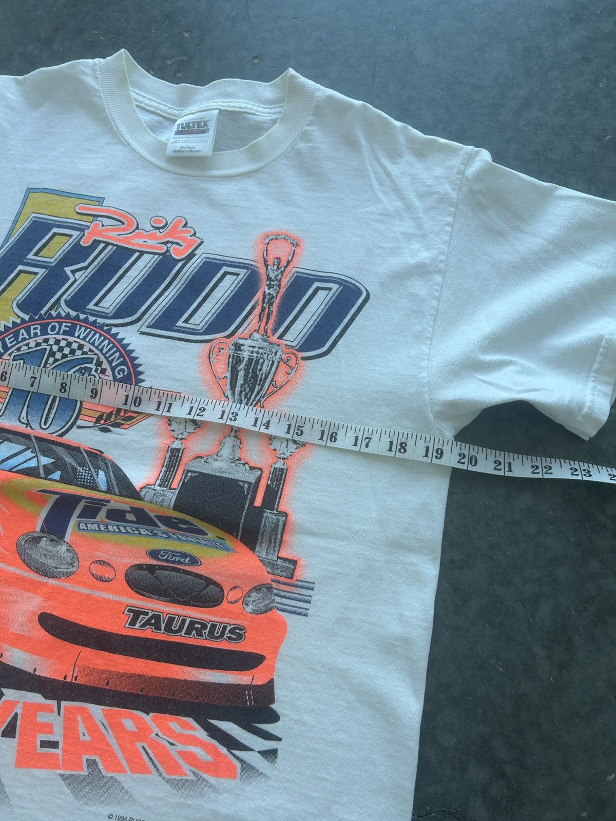 NASCAR × Vintage Vintage 90s Ricky Rudd NASCAR Graphic Tee Size US M / EU 48-50 / 2 - 8 Thumbnail