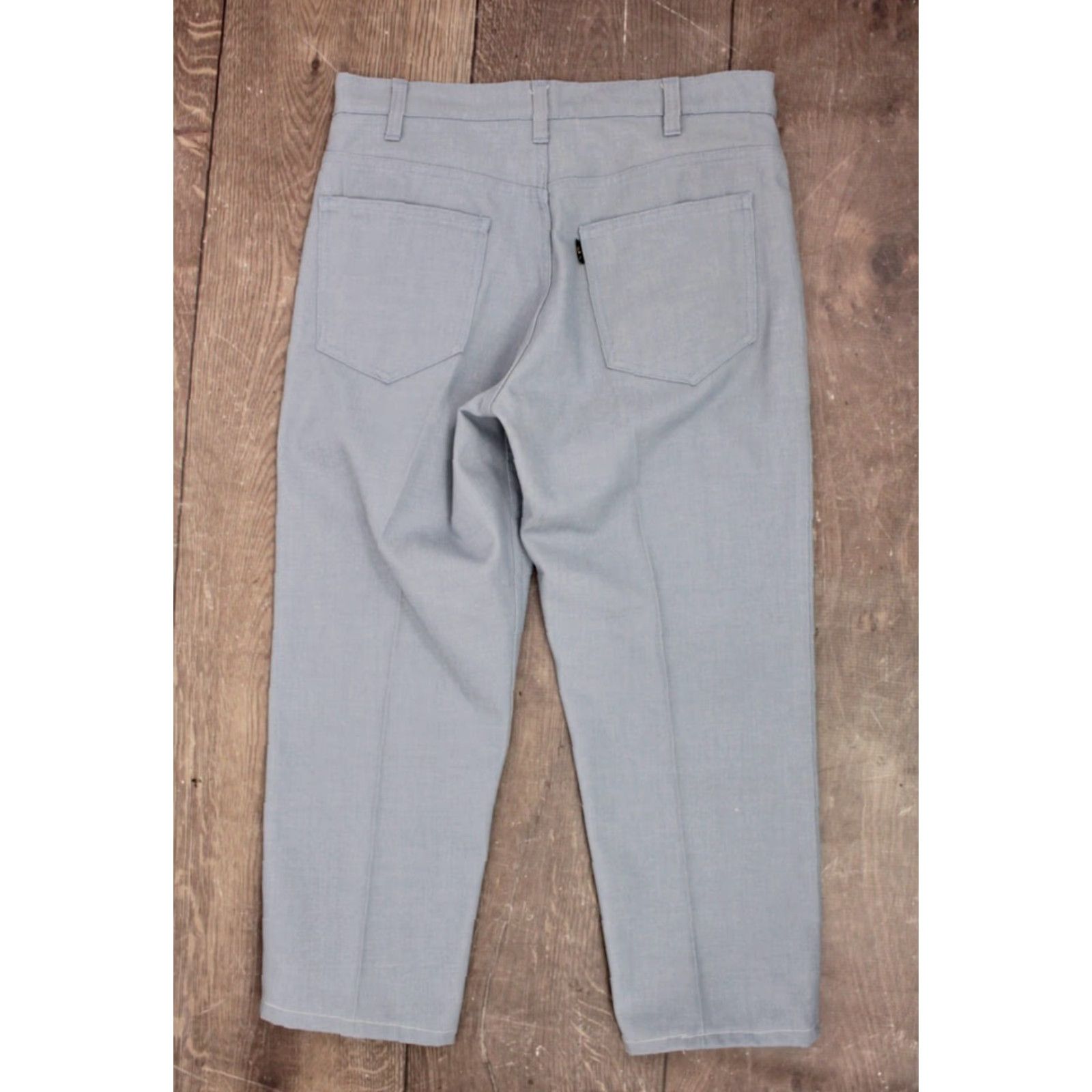Levi's VINTAGE Levi's Pants Mens 1960s Sta-Prest Blue Big E 32x23.5 60s Jeans Size US 32 / EU 48 - 3 Thumbnail