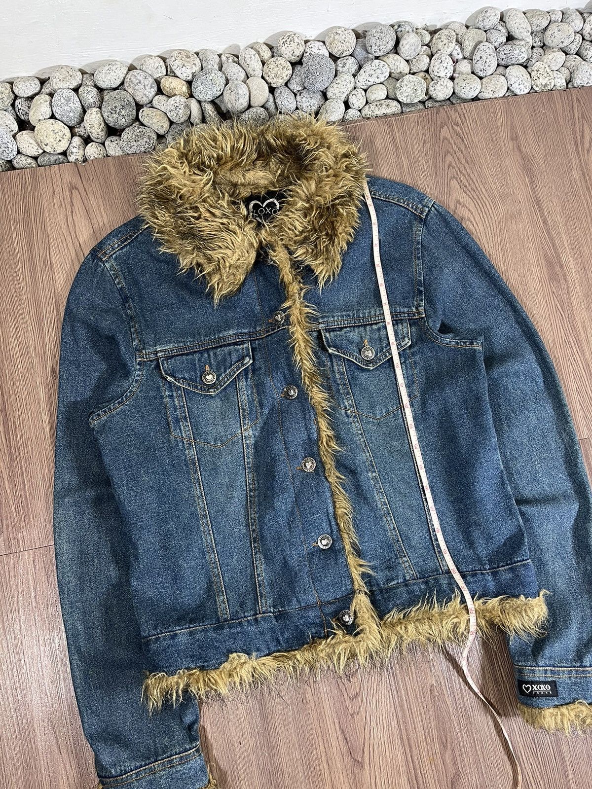 Beauty Beast XoxoJeans Fur Cropped Denim Jacket Size US M / EU 48-50 / 2 - 11 Thumbnail