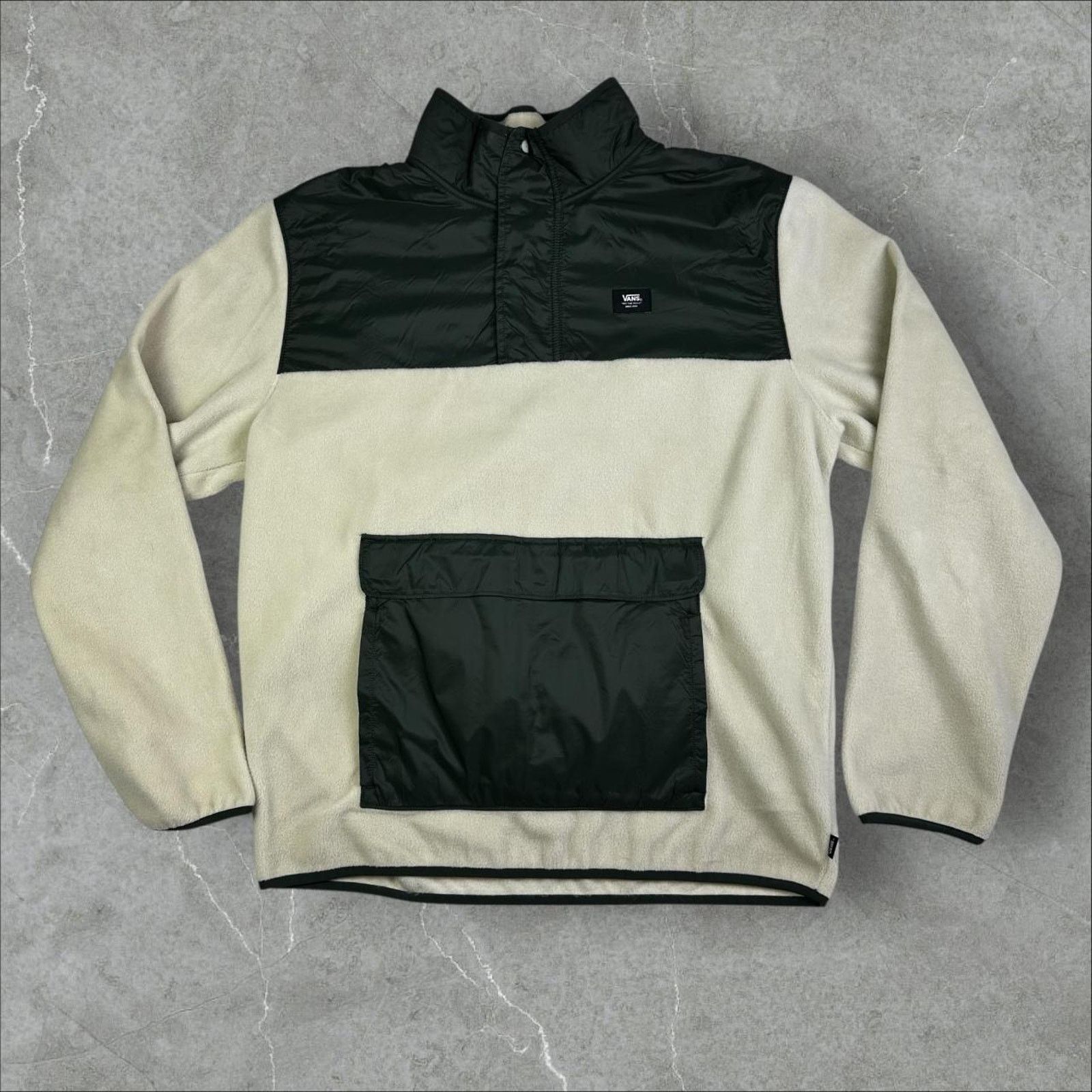 Vans Vans Mammoth Fleece Cream & Green Anorak Jacket Large Size US L / EU 52-54 / 3 - 2 Thumbnail