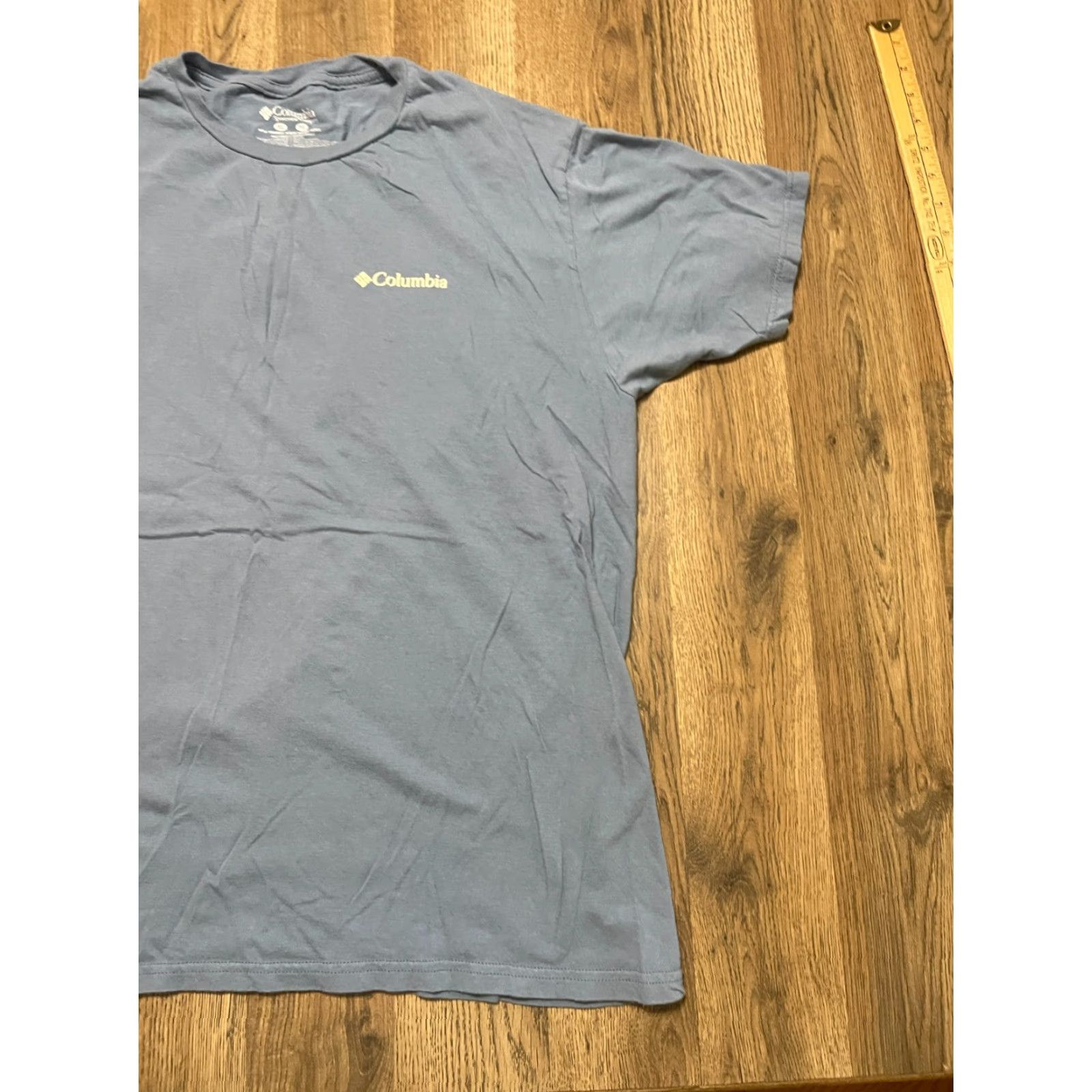 Vintage Columbia Shirt Men XL Blue Columbia Since 1938 Print T-Shirt Short Sleeve Round Neck Casual Modern Basic Regular Fits Size XL / US 12-14 / IT 48-50 - 4 Thumbnail