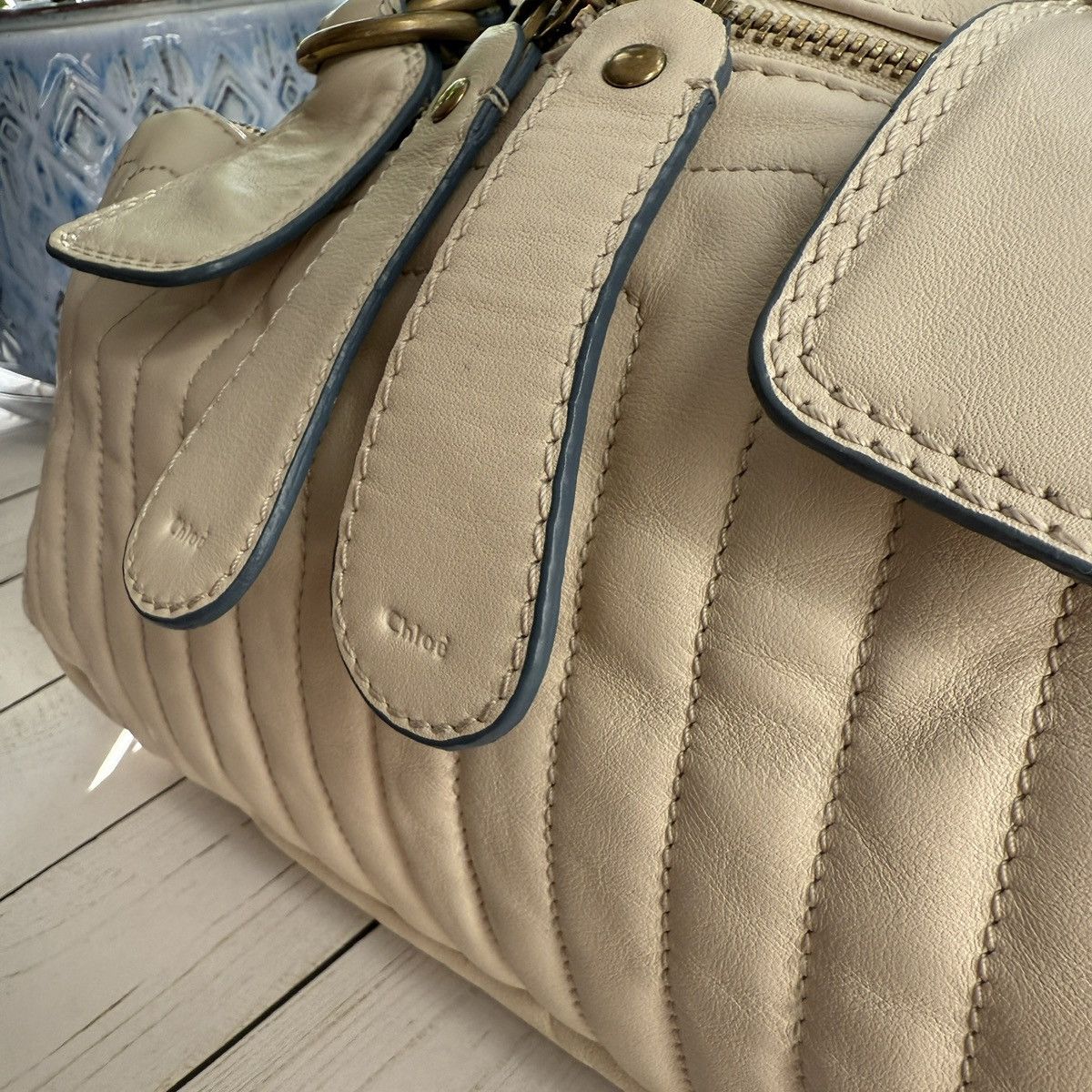 Chloe Quilted Leather Bay Bag w/ COA Size ONE SIZE - 11 Thumbnail