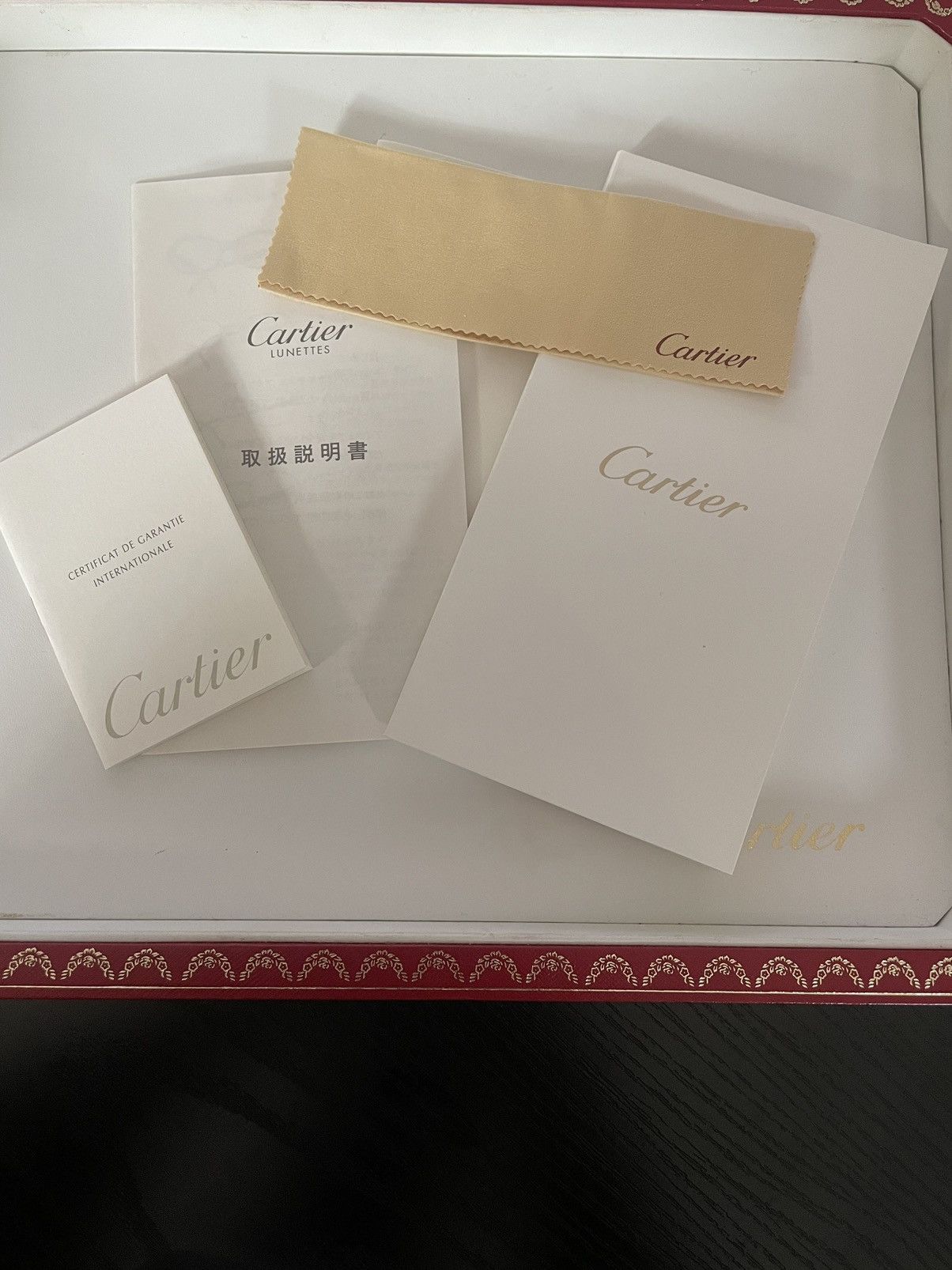 Cartier × Vintage Deadstock Vintage Cartier Scala Sunglasses (Full Set) Size ONE SIZE - 9 Thumbnail