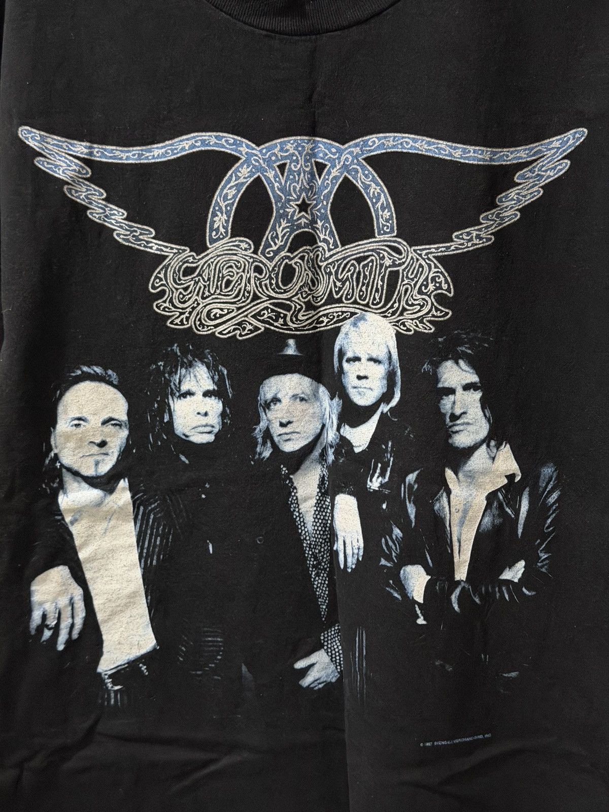 Alstyle Vintage 1997 Aerosmith Nine Lives World Tour Shirt Large Size US L / EU 52-54 / 3 - 2 Thumbnail