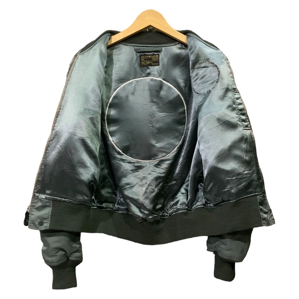 Vintage Vintage Lucky Strike L-2B Military Bomber Jacket Size US M / EU 48-50 / 2 - 2 Thumbnail