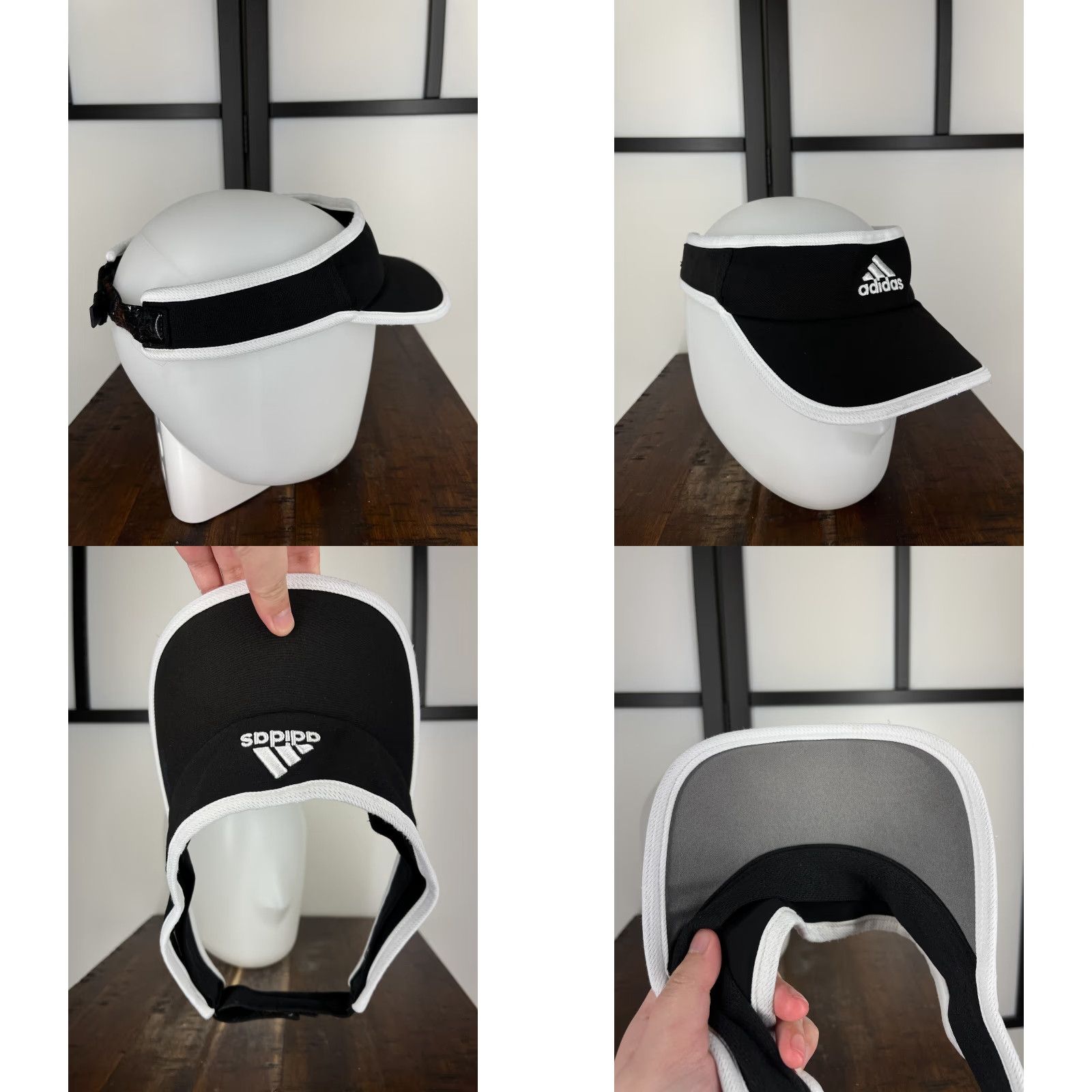 Adidas Adidas Visor Strap Back Adult One Size Black Adizero Climacool Poly Blend Golf Size ONE SIZE - 8 Thumbnail