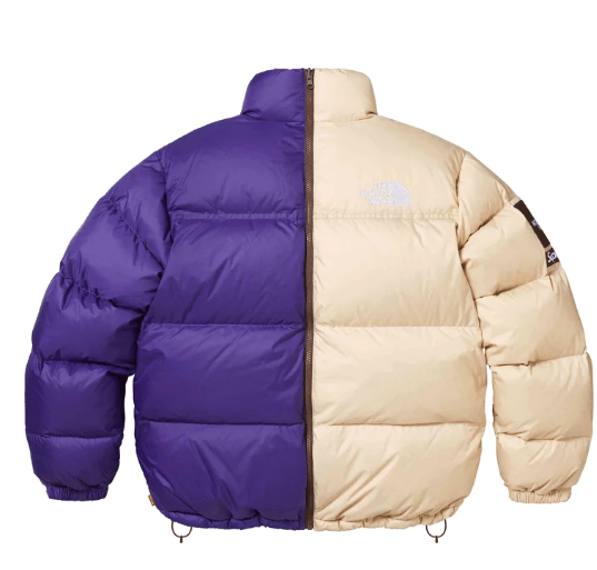 Supreme × The North Face Supreme The North Face Split Nuptse Jacket Tan XL Size US XL / EU 56 / 4 - 5 Thumbnail