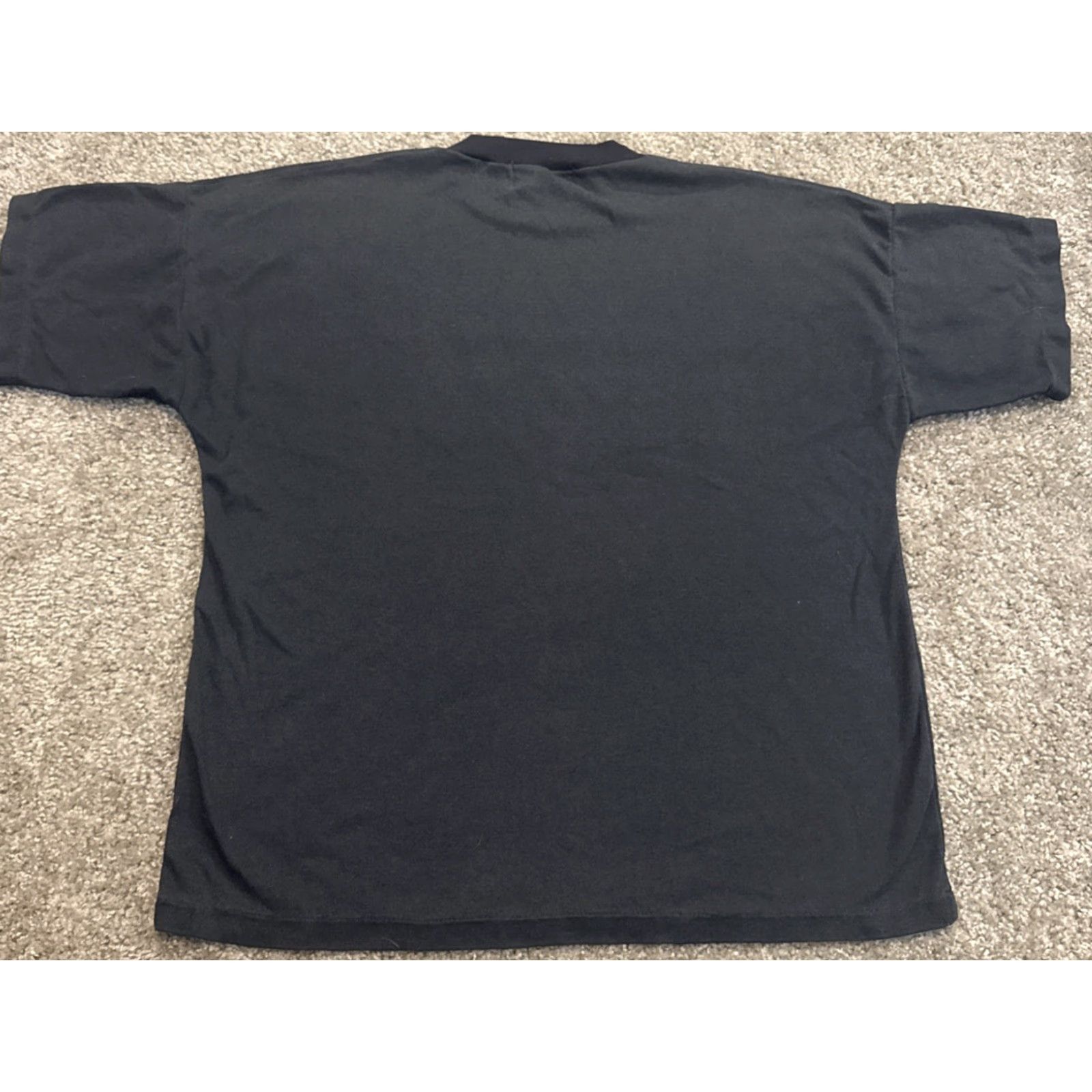 Vintage VINTAGE 90s Tuaca Lizard Parrot Bird Snake Tropical Nature Faded Black T-Shirt Large Unisex Adults L Mens Size US L / EU 52-54 / 3 - 6 Thumbnail