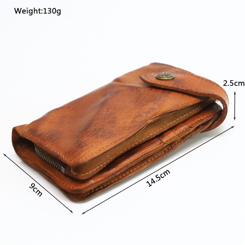 Japanese Brand × Leather Short Bifold Leather Wallet Size ONE SIZE - 7 Thumbnail