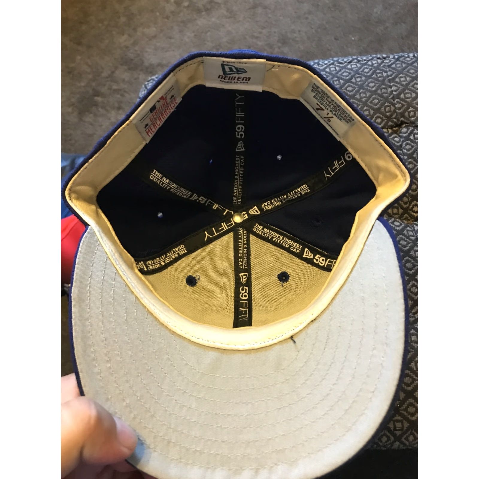 New Era VINTAGE New Era Dodgers Pro Model On Field Cap 7 1/8 Wool Fitted Baseball Hat Dodgers Mens Boys Girls Size ONE SIZE - 3 Thumbnail