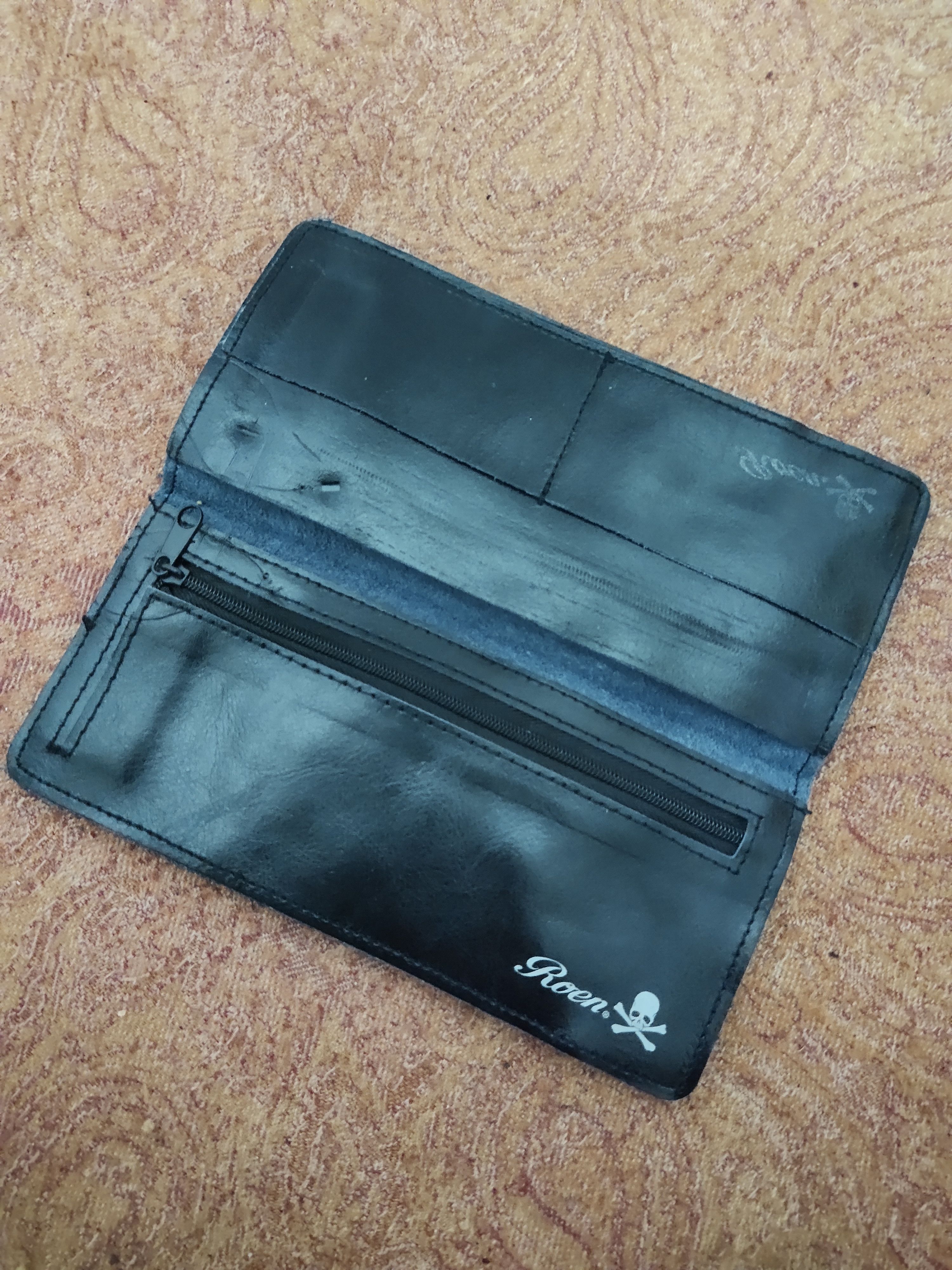 Roen Roen Skull Leather Long Wallet Size ONE SIZE - 3 Thumbnail
