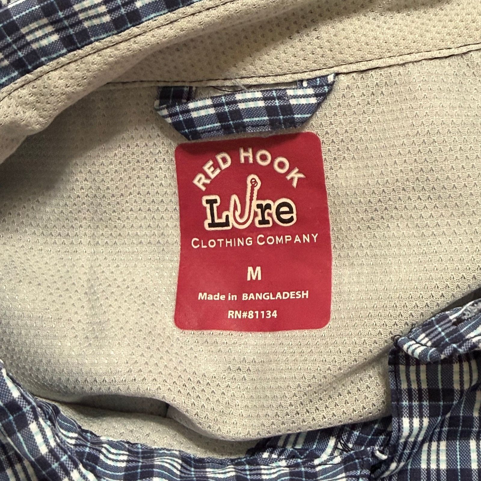 Other Red Hook Lure Plaid Button-Down Shirt | Sz M Size US M / EU 48-50 / 2 - 6 Thumbnail