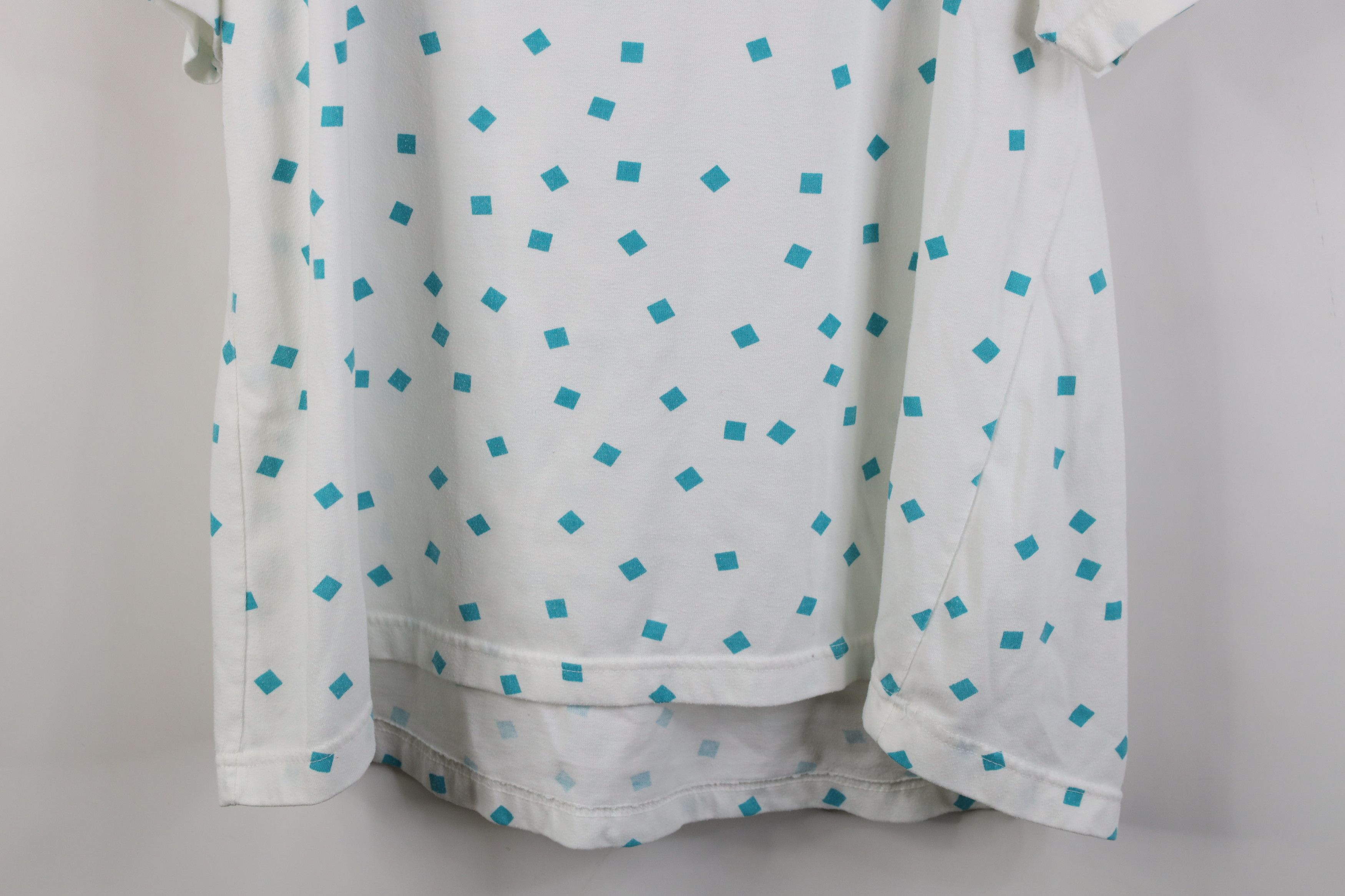 Vintage Vintage 90s Streetwear Box All Over Print T-Shirt White Size M / US 6-8 / IT 42-44 - 12 Thumbnail