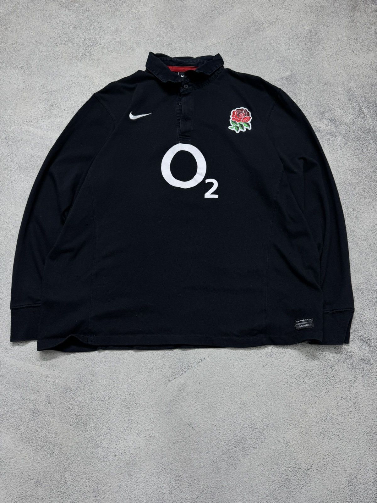 Nike Vintage Y2k Nike England O2 🏴󠁧󠁢󠁥󠁮󠁧󠁿 Union Shirt Jersey 00’s Size US XXL / EU 58 / 5 - 7 Thumbnail