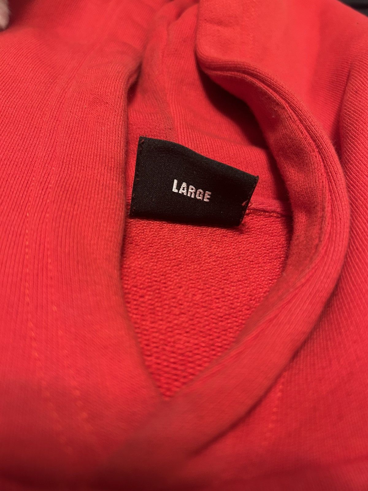 Revenge Revenge Logo Hoodie Red with White Embroidery Size US L / EU 52-54 / 3 - 3 Thumbnail