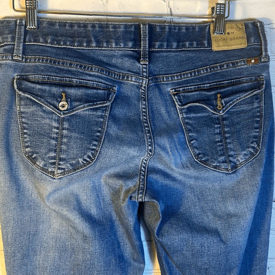 Lucky Brand Lucky Brand Jeans Womens 12 Blue Leyla Boot Bootcut Denim Jeans Blue Womens 12 Boots bootcut Fashion? Size 34" / US 12 / IT 48 - 5 Thumbnail