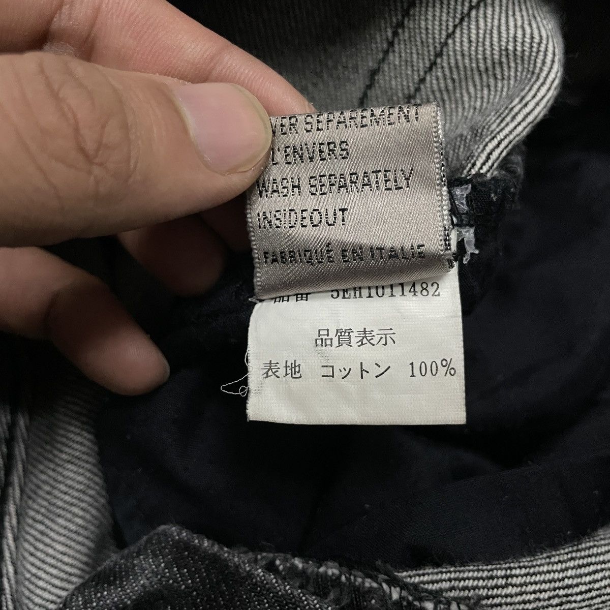 Dior × Hedi Slimane Dior Homme by Hedi Slimane Black Clawmark Style Jeans Size US 28 / EU 44 - 10 Thumbnail