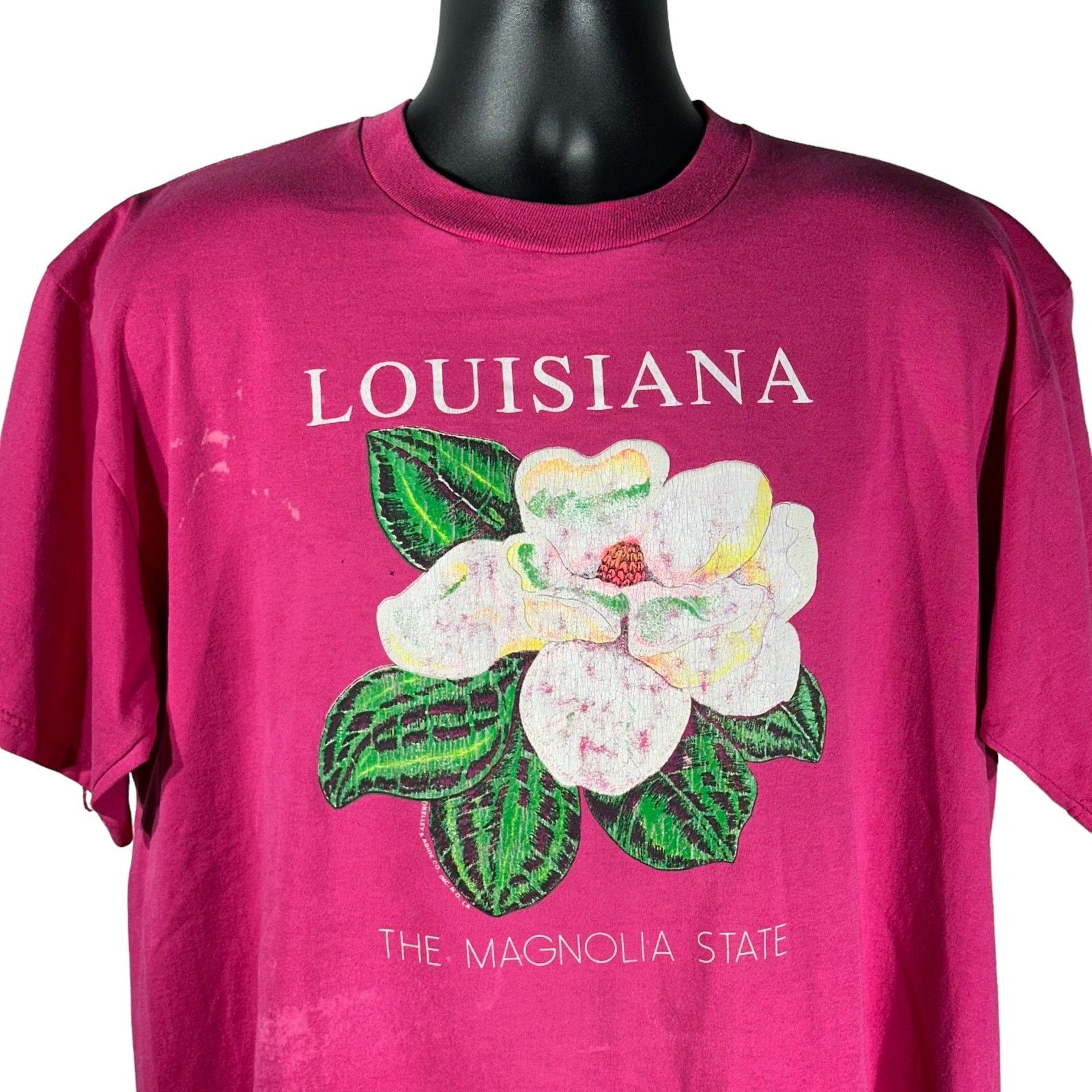 Vintage Vintage Louisiana "The Magnolia State" Tee Size US XL / EU 56 / 4 - 2 Thumbnail