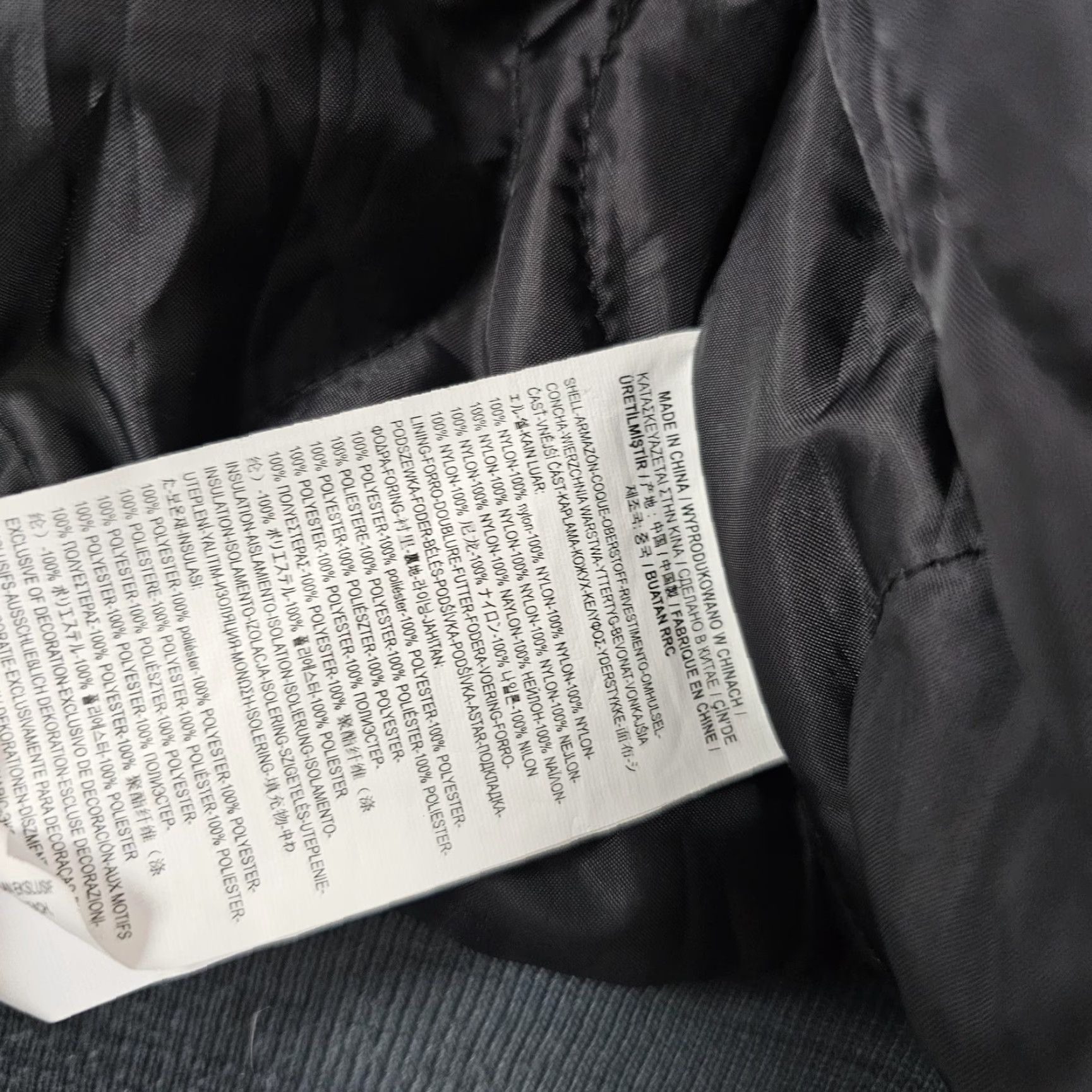 Vans VANS Jacket Bomber MA-1 Slim Slate Blue/Gray Zip Pocket Quilted Lined Men's Small Size US S / EU 44-46 / 1 - 5 Thumbnail