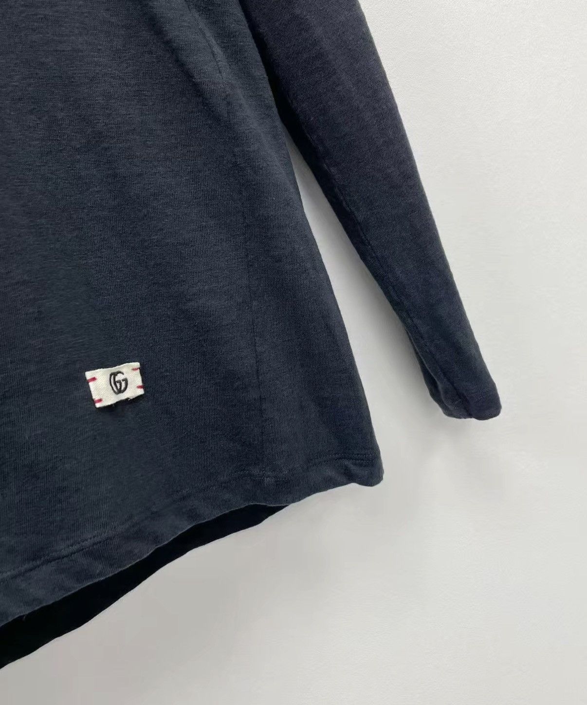 Gucci GUCCI Linen Oversized Long Sleeve T-shirt J30 Size US S / EU 44-46 / 1 - 3 Thumbnail