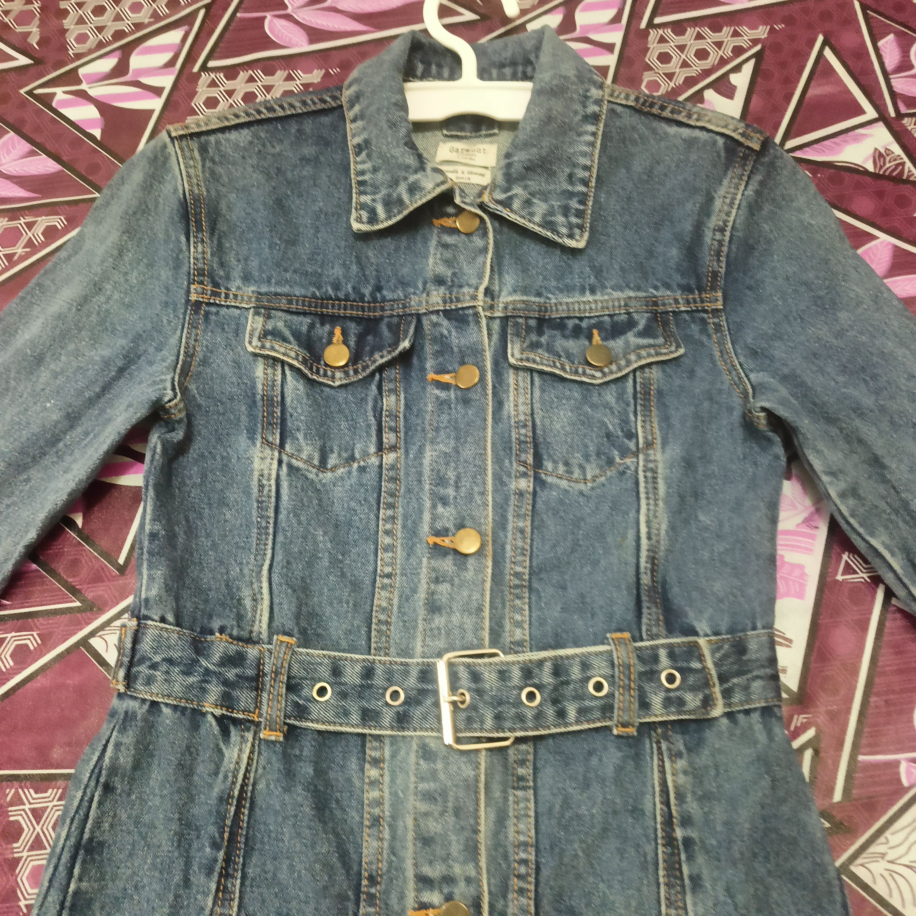 If Six Was Nine Garment Document Denim Long Jacket Button Size S / US 4 / IT 40 - 4 Thumbnail