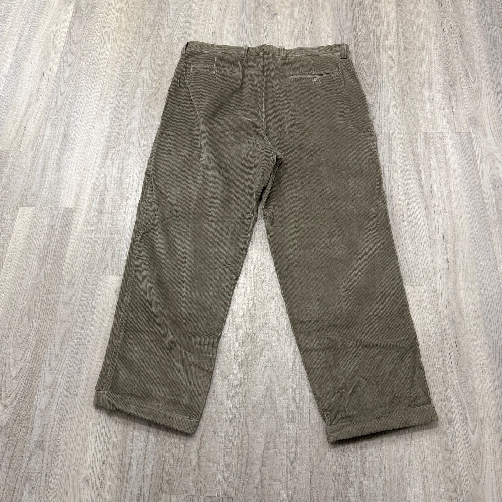 Gap Vintage Gap Easy Fit Corduroy Pants 40x30 Green Preppy Cords Size US 40 / EU 56 - 6 Thumbnail