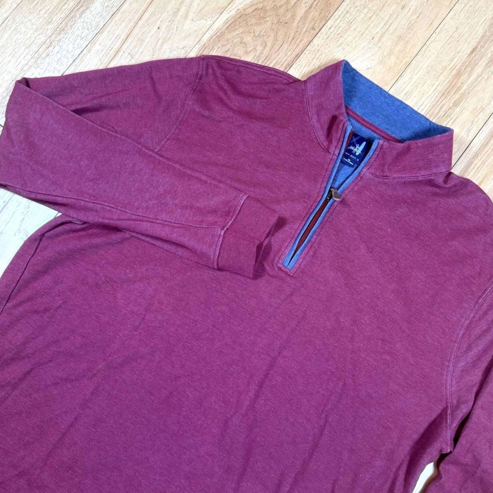 johnnie-O johnnie-O Quarter Zip Men’s XL Red Performance Golf Size US XL / EU 56 / 4 - 2 Thumbnail