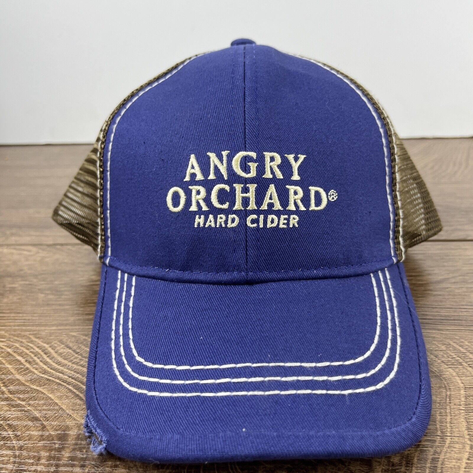Other Hard Cider Hat Angry Orchard Blue Adjustable Hat Snapback Ad Size ONE SIZE - 5 Thumbnail