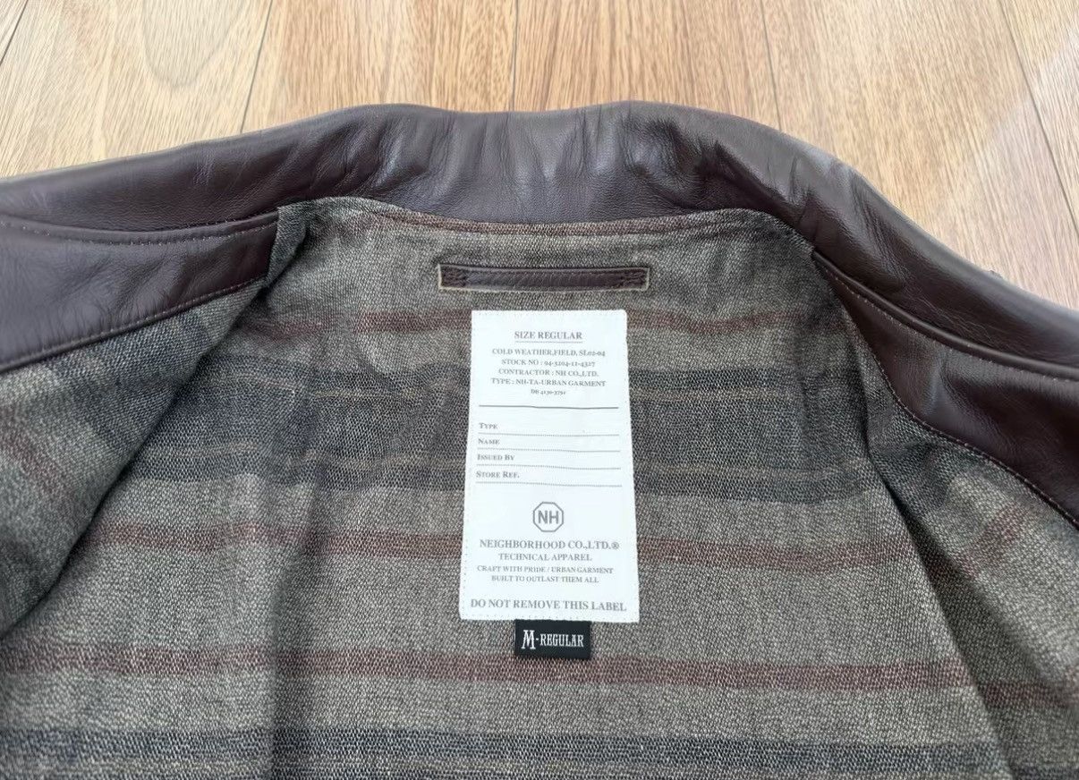 Neighborhood NEIGHBORHOOD A-2 HL JKT Horse leather jacket Size US M / EU 48-50 / 2 - 4 Thumbnail