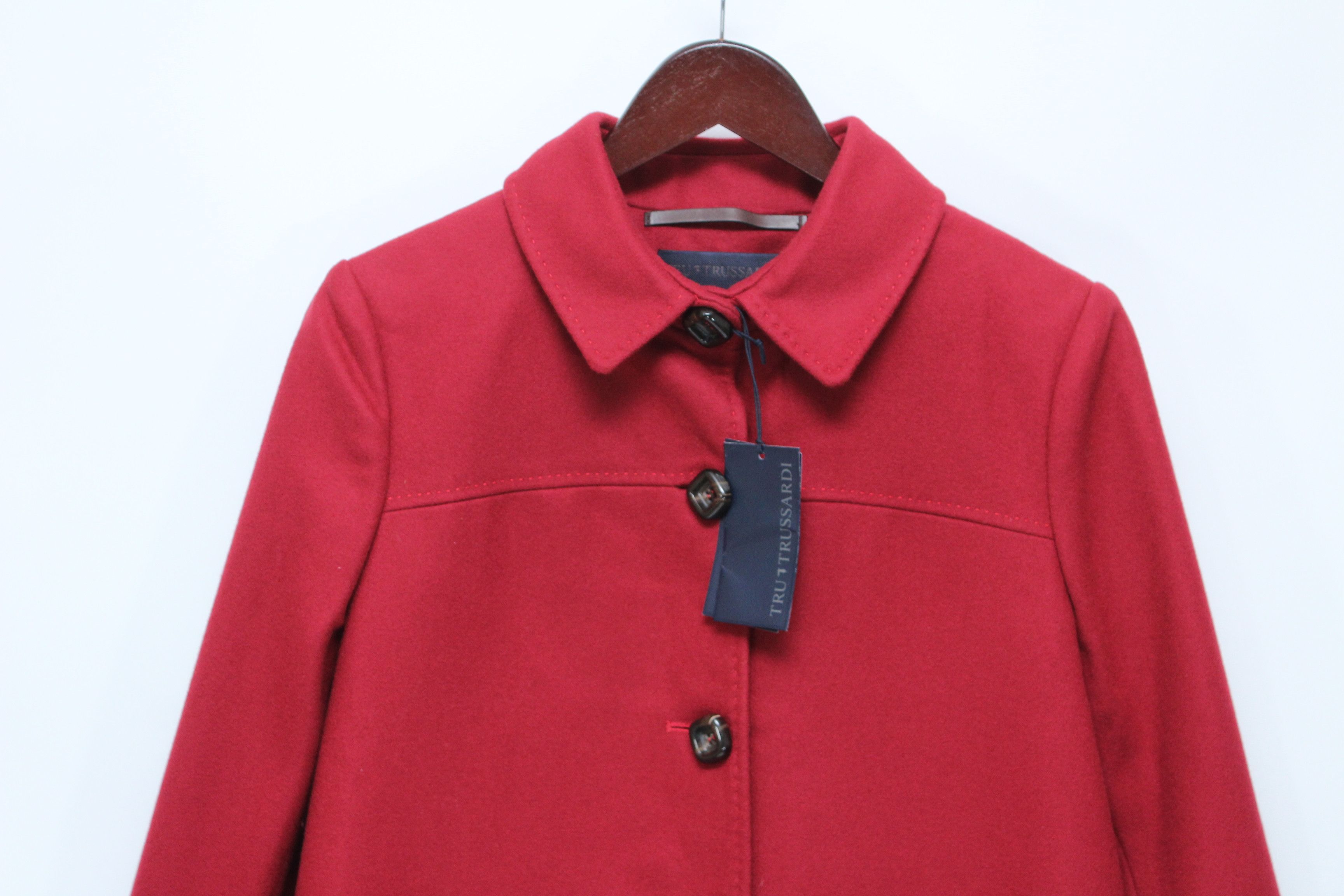 Trussardi Trussardi Coat Jacket Wool Womens Size 44 Authentic Hype Size M / US 6-8 / IT 42-44 - 3 Thumbnail