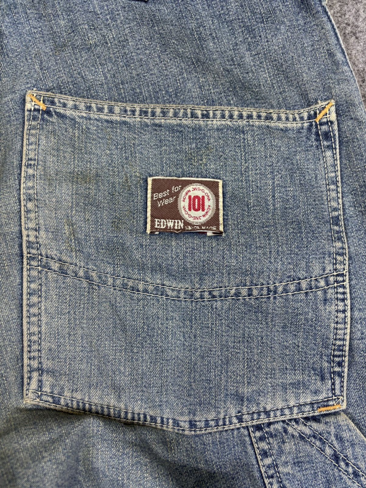 Edwin 💥BAGGY💥Vintage Dirty Edwin Carpenter Jeans F939 Size US 34 / EU 50 - 16 Thumbnail