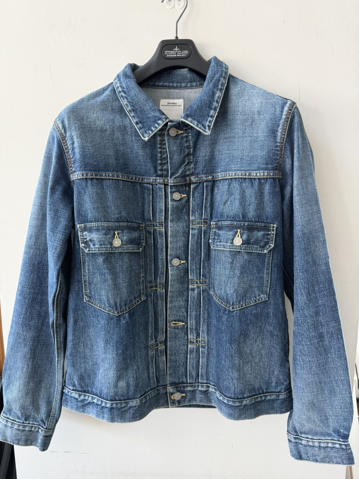 Visvim visvim Social Sculpture 101 Denim Jacket - Rare size 5 Size US XL / EU 56 / 4 - 1 Thumbnail