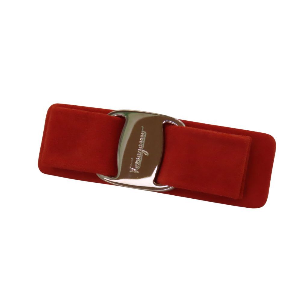 Salvatore Ferragamo Salvatore Ferragamo Salvatore Ferragamo Bow Barrette Hair Accessory Suede Other DUTY FREE for USA Size ONE SIZE - 1 Thumbnail