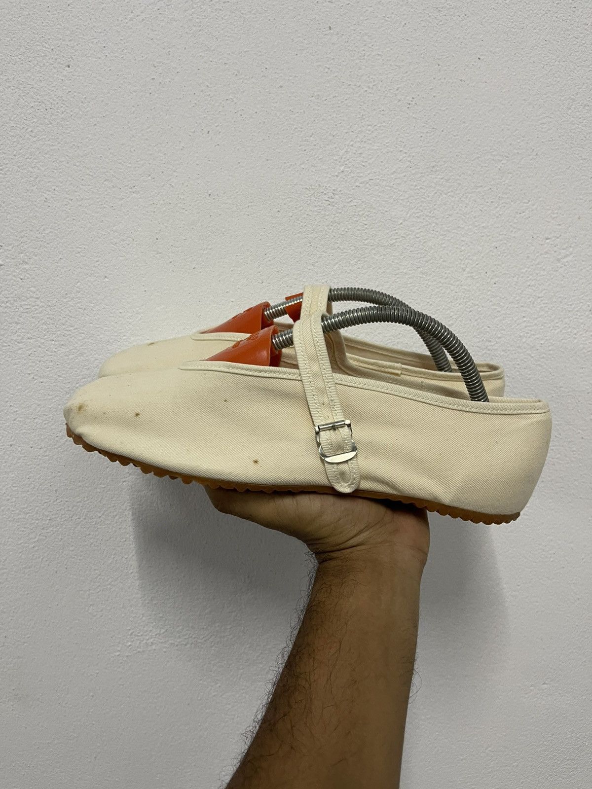Comme des Garcons × Designer × Japanese Brand Mary Jane Ballet Flats COMME des GARÇONS HOMME PLUS Size US 10.5 / EU 43-44 - 1 Thumbnail