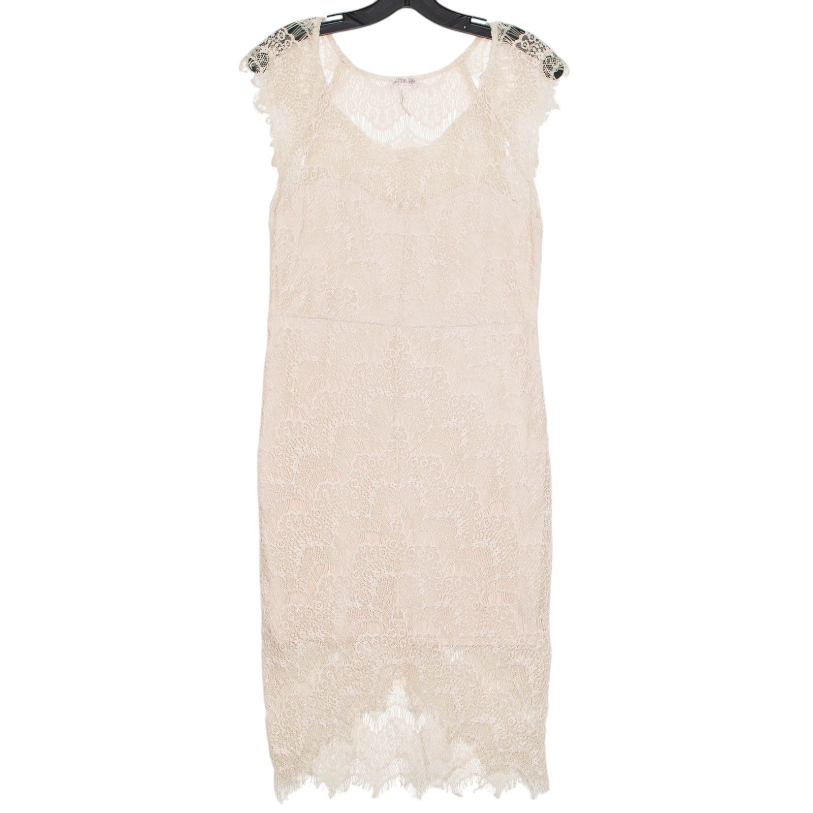 Free People Free People Peek A Boo Slip Dress Lace Sheer M Boho Coquette Size M / US 6-8 / IT 42-44 - 1 Thumbnail