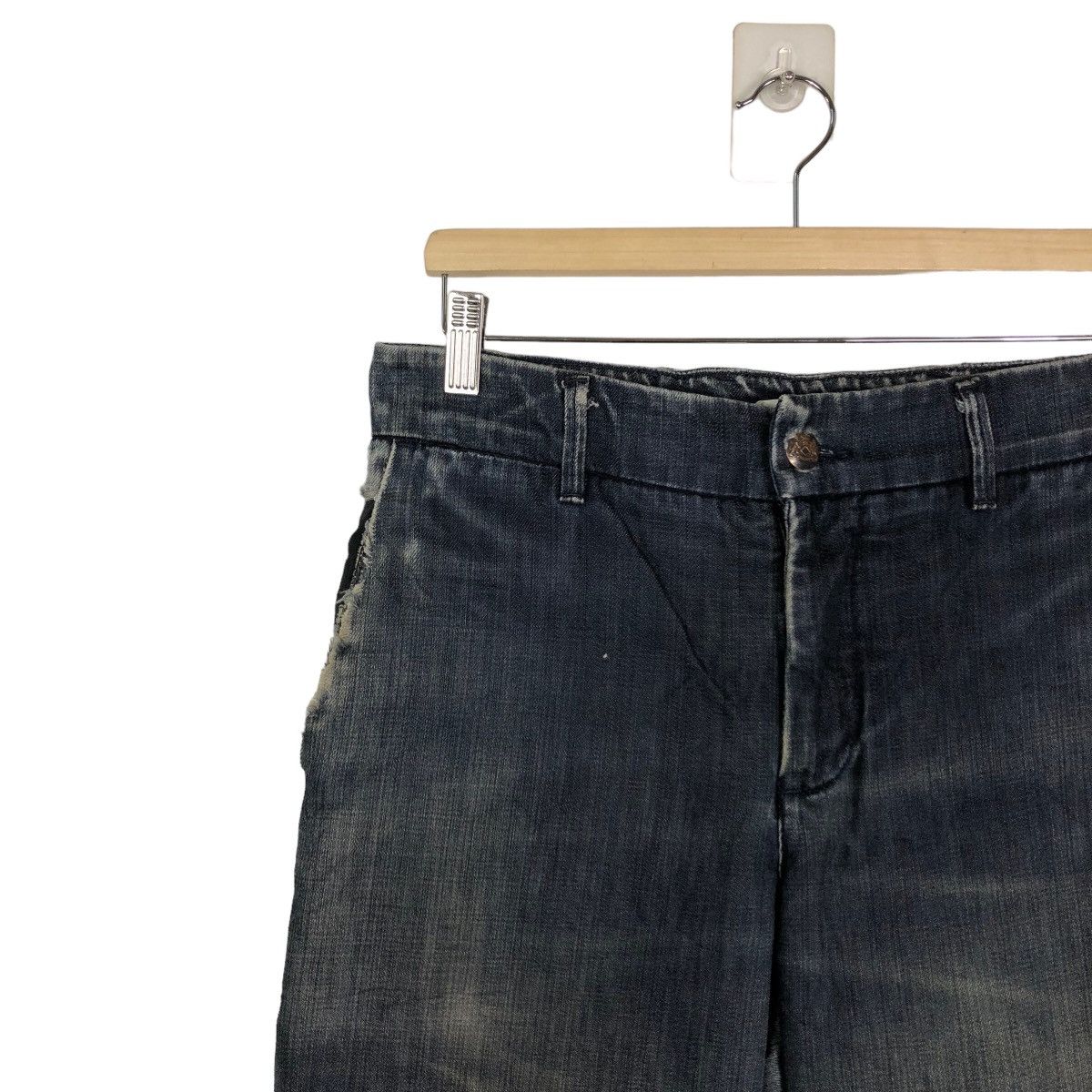 Japanese Brand Rare Distressed Denim Punk Design Fuiry Coulture RaffSimons Size US 32 / EU 48 - 6 Thumbnail