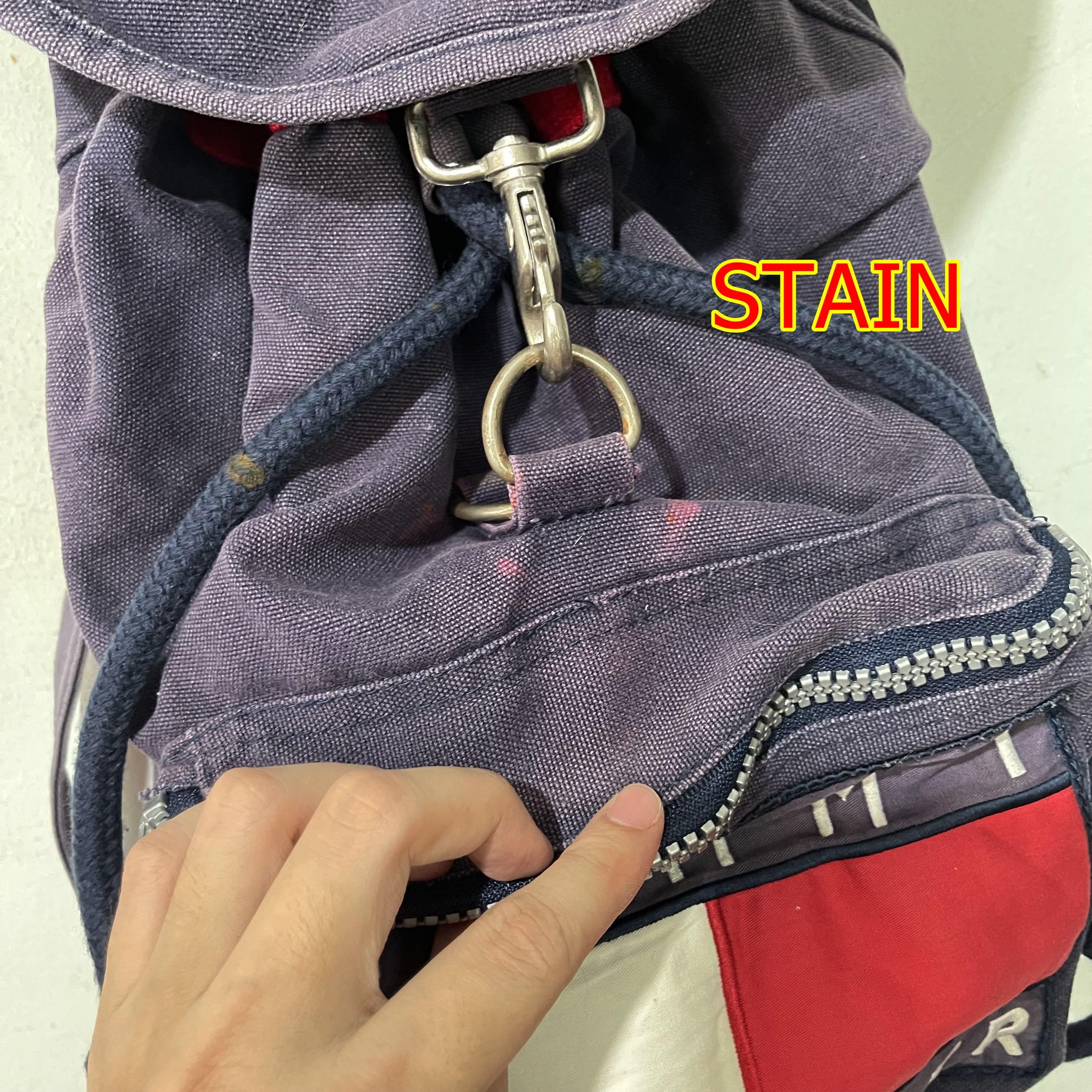 Tommy Hilfiger Vintage 90s Tommy Hilfiger Backpack Size ONE SIZE - 4 Thumbnail