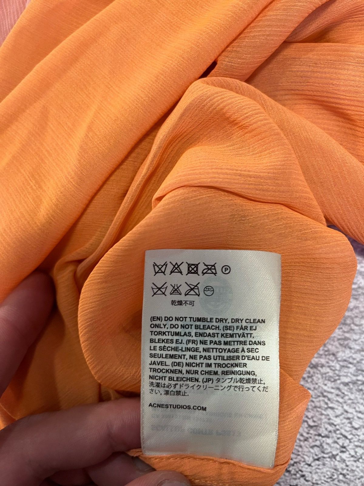 Acne Studios Acne Studios Scallop Contr PSS13 Sleeveless Sheer Blouse Size M / US 6-8 / IT 42-44 - 7 Thumbnail