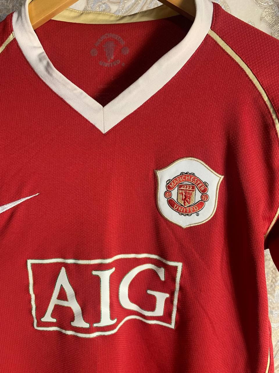 Nike × Vintage VERY RARE NIKE MANCHESTER UNITED ENGLAND SOCCER JERSEY Y2K Size US S / EU 44-46 / 1 - 3 Thumbnail