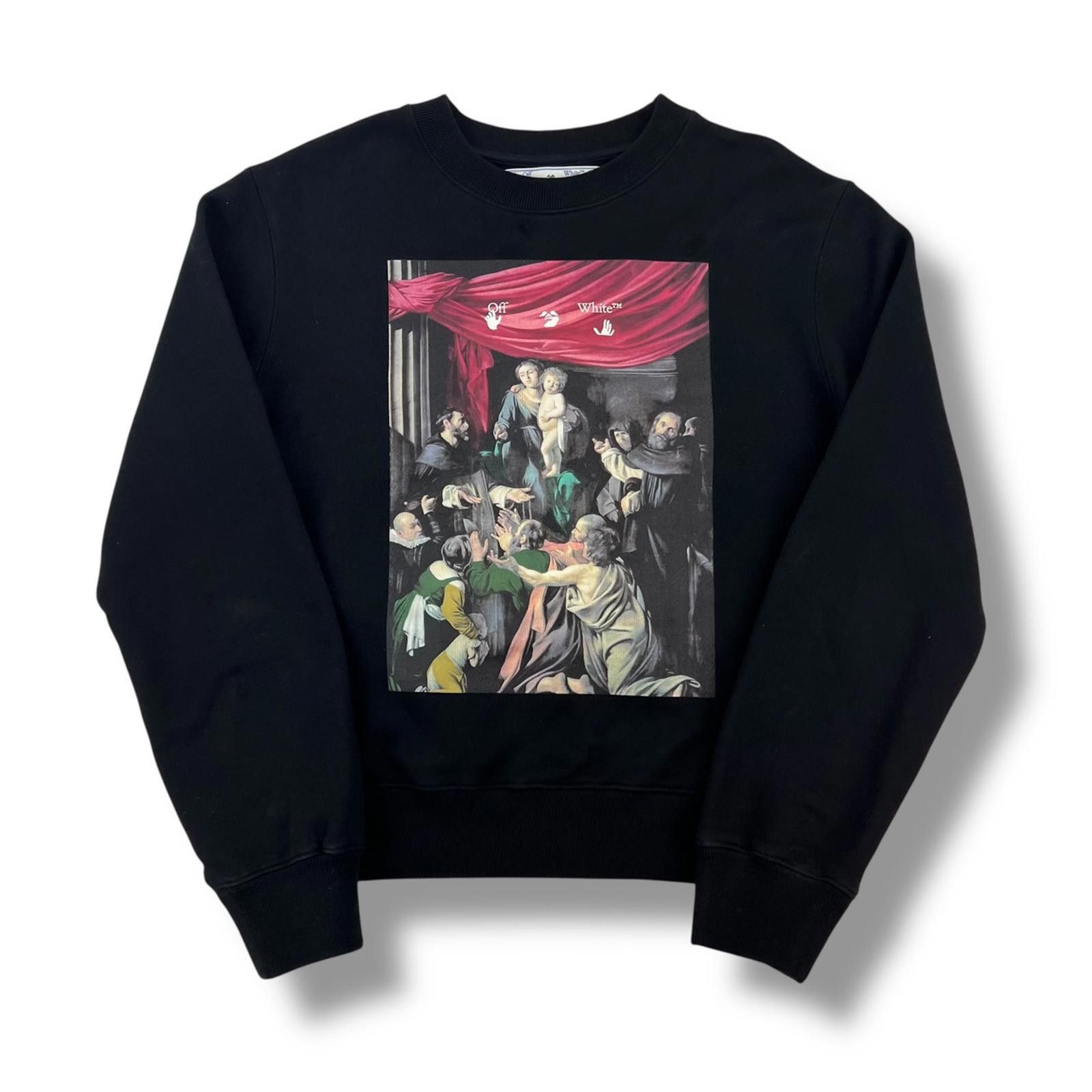 Off-White Off-White Caravaggio Painting Sweatshirt Black Size US S / EU 44-46 / 1 - 2 Thumbnail