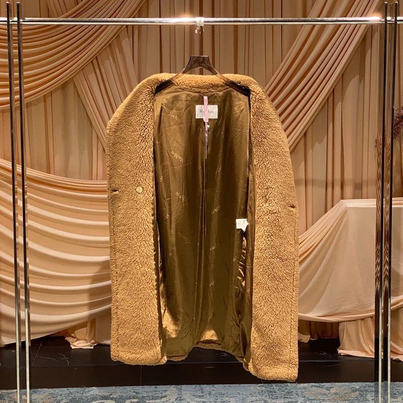 Max Mara Max Mara Hot Brown Long Teddy Coat Size XS / US 0-2 / IT 36-38 - 4 Thumbnail